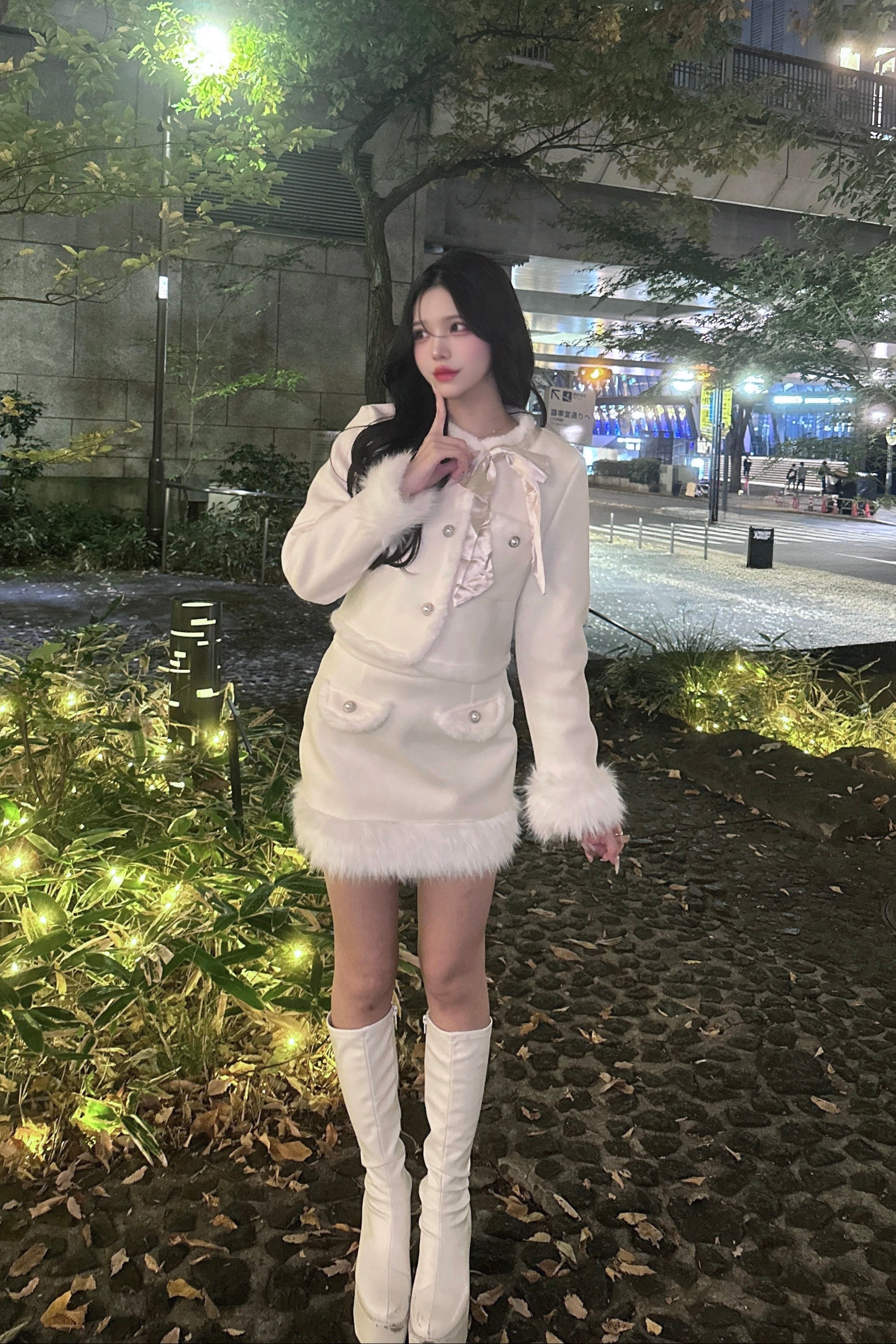 ファーデザインショートセットアップ KR30249