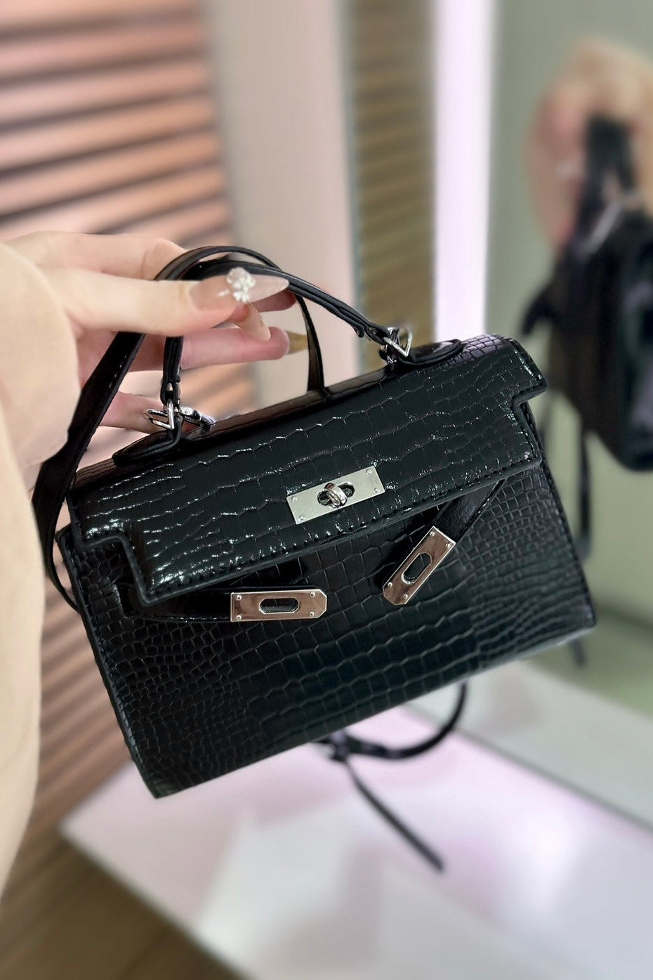 トップハンドルショルダーバッグ KR15221