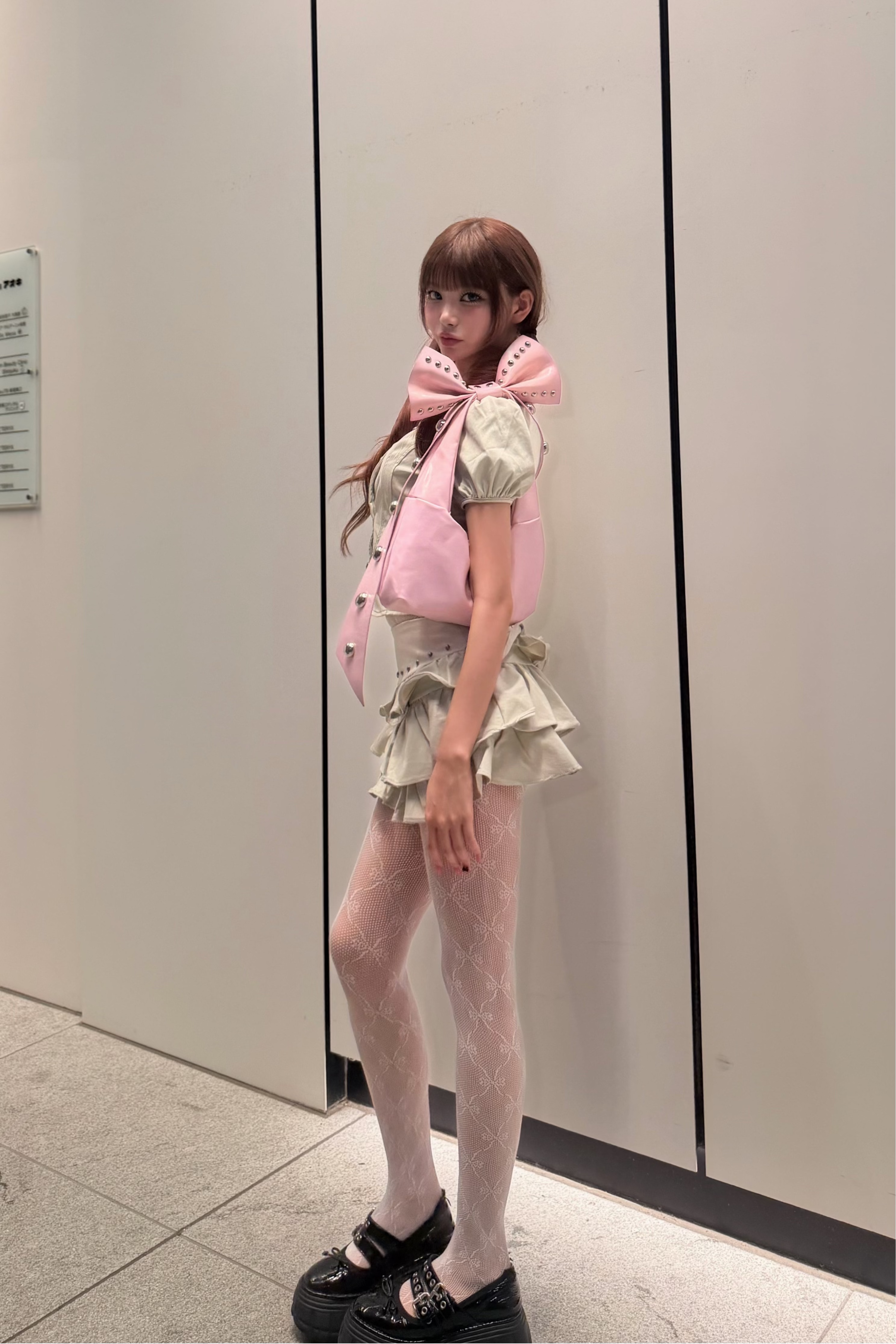 パフスリーブフリルセットアップ KR30656