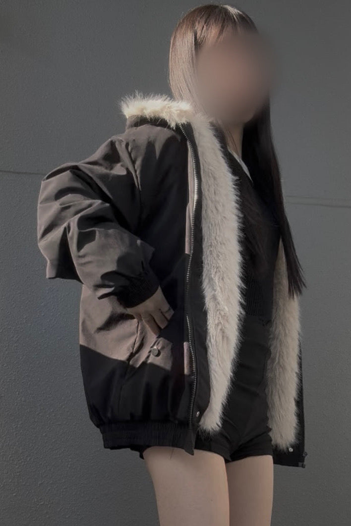 リーバーシブルファージャケット KR30192