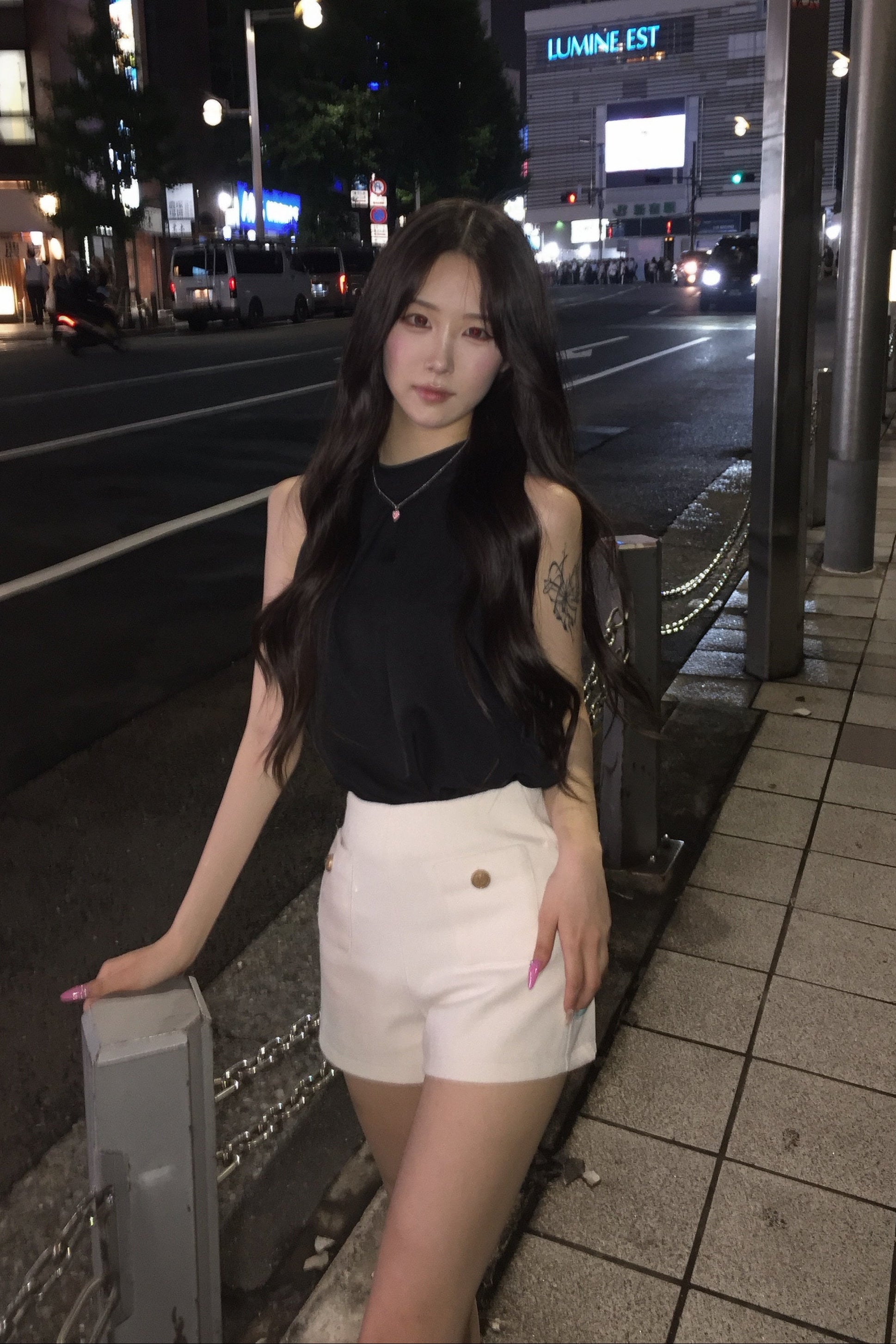 ハイウエストツイードショートパンツ KR15047