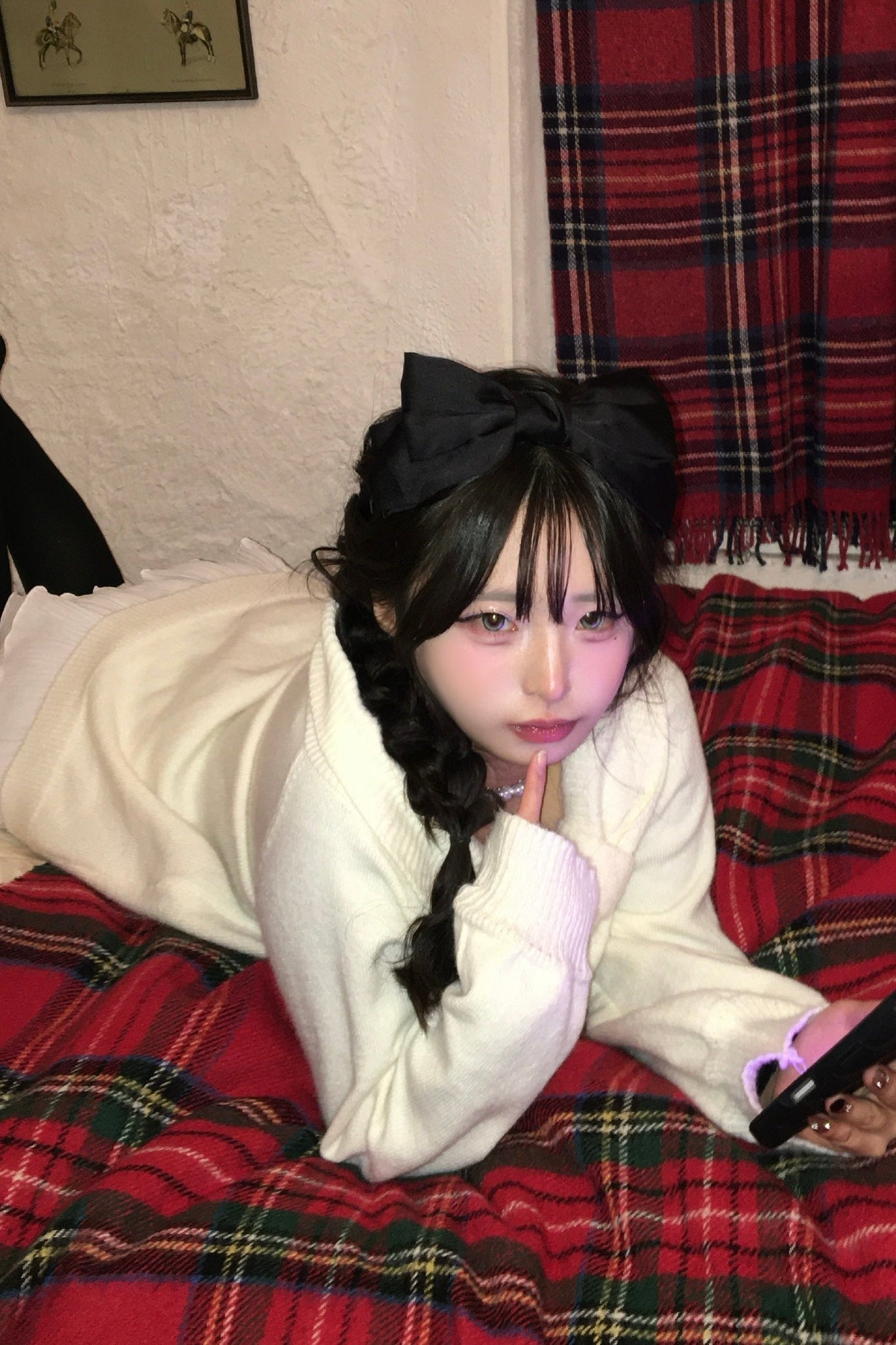 ワイドリブオフショルケーブルニット KR13982