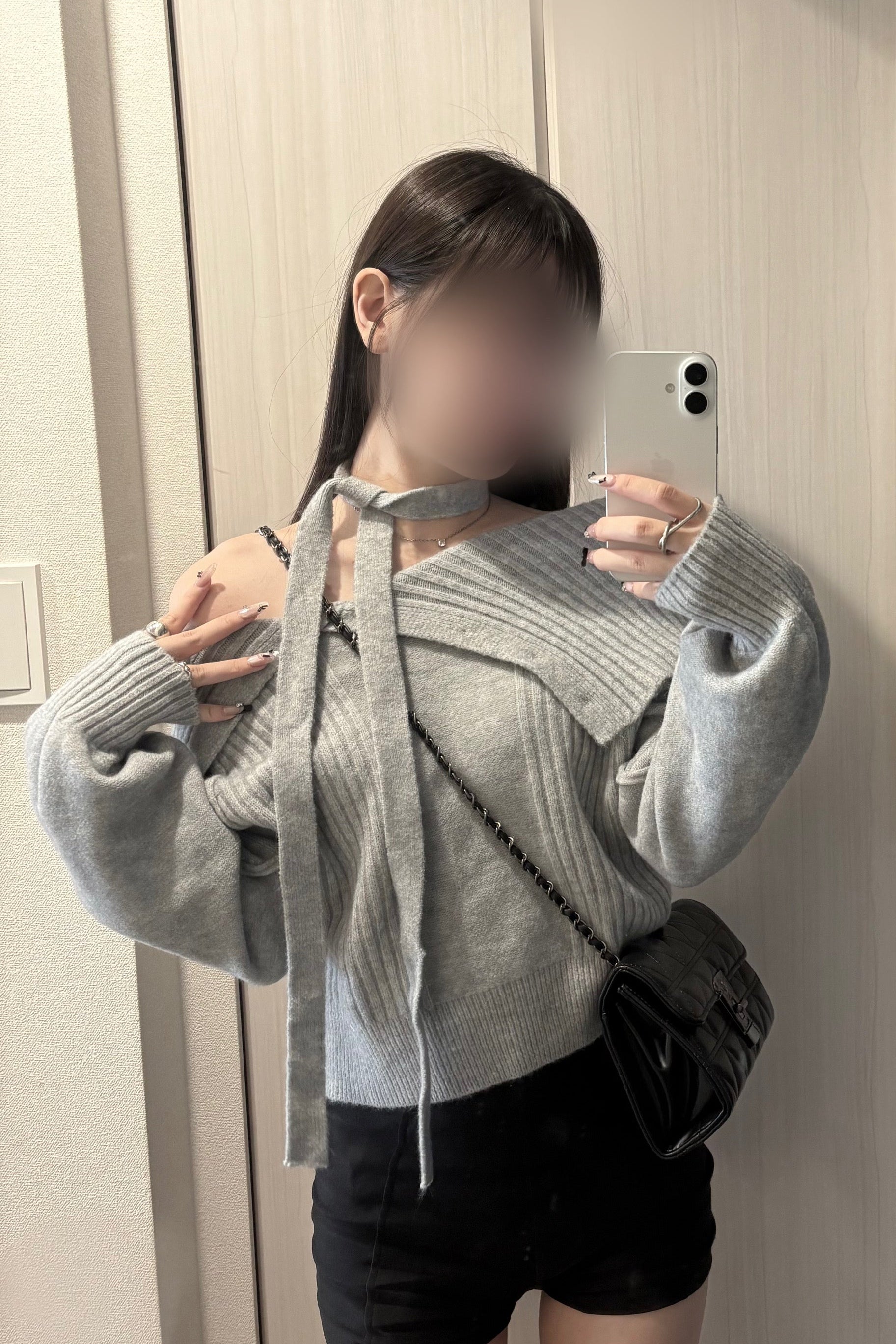 パフスリオフショルニット KR13652