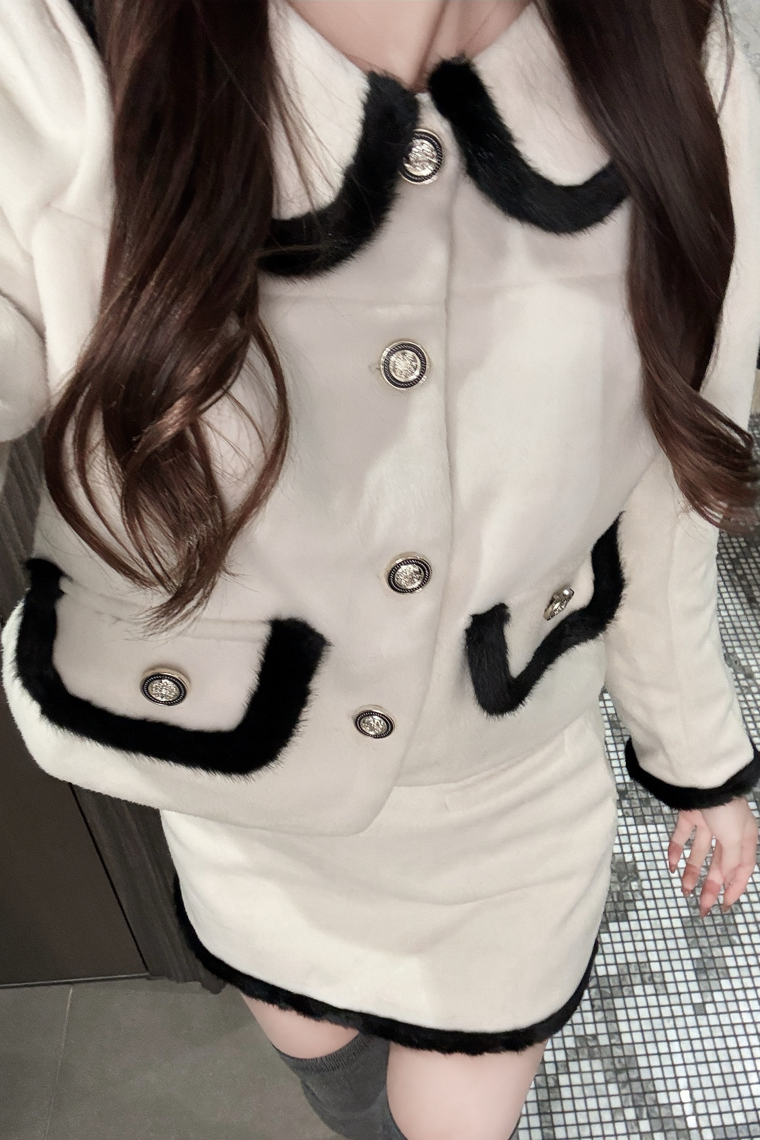 リボントリムツイードセットアップ KR30288