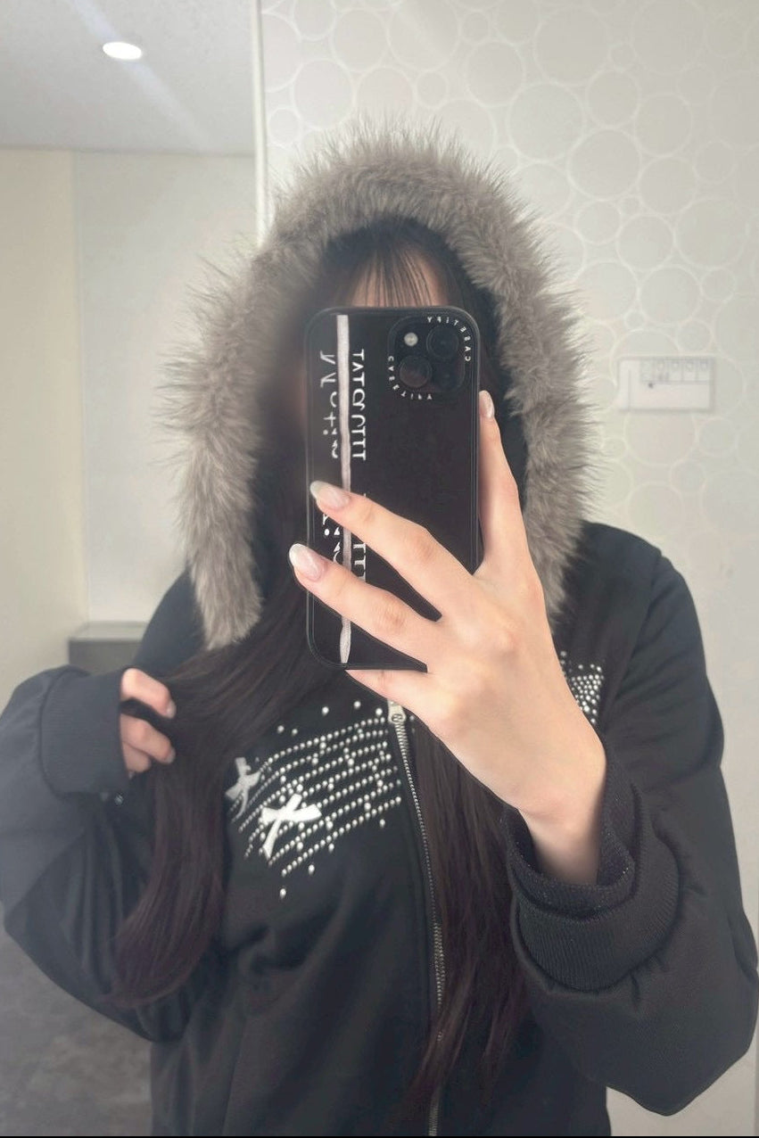 フードファープリントパーカー KR13546