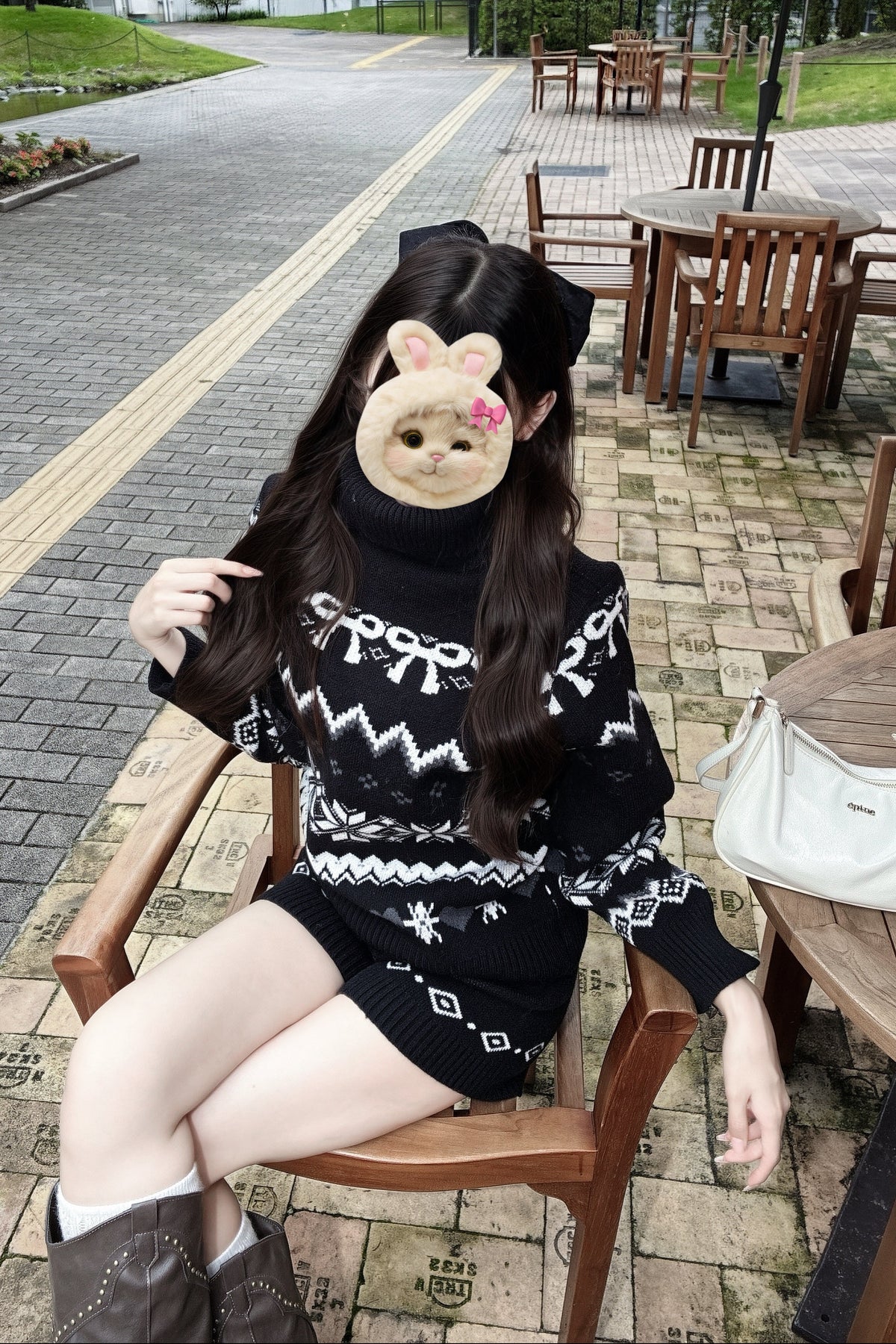 ノルディックジャガードニットセットアップ KR30762