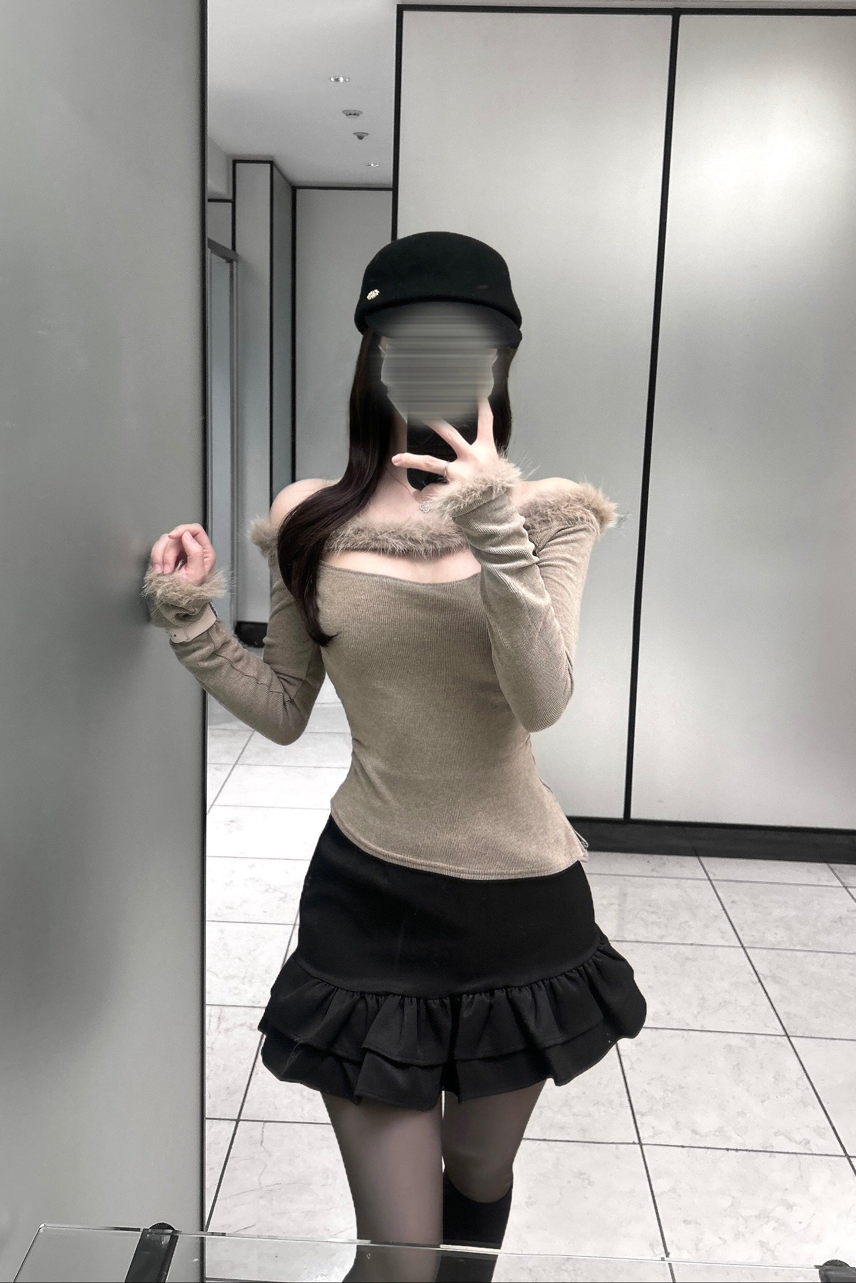 ファーデザイントップス KR13861