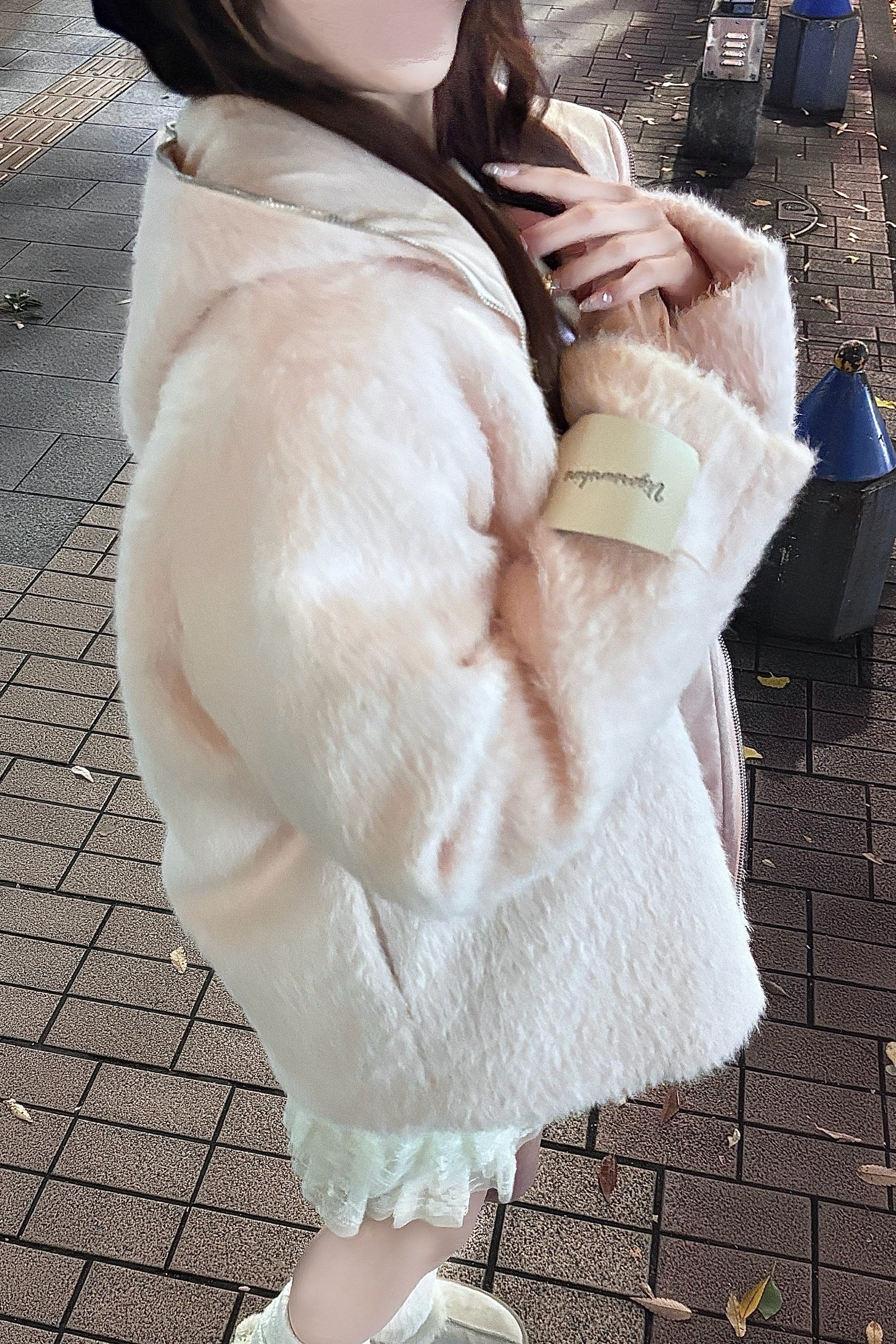 フードシャギーニットパーカー KR13769