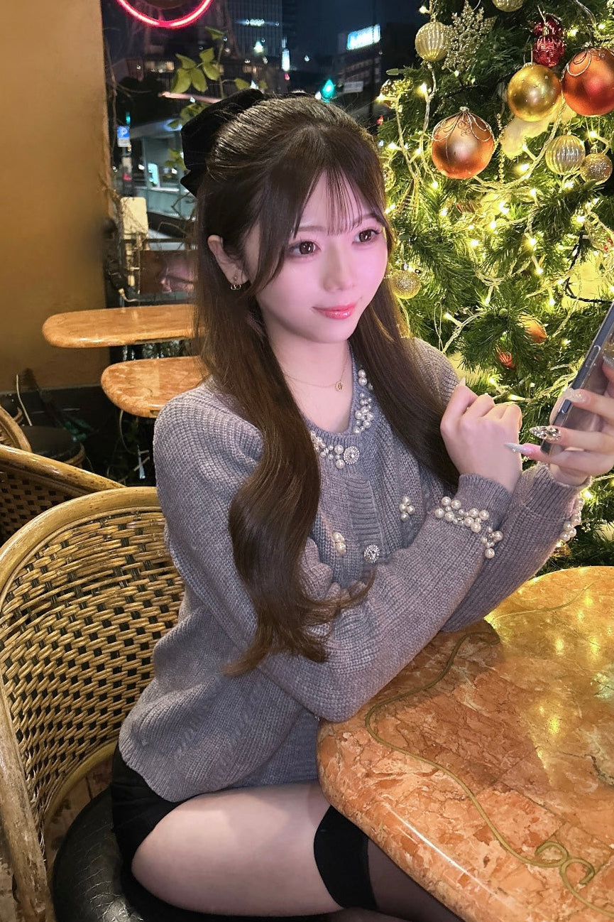 ビジューカーディガン KR13380