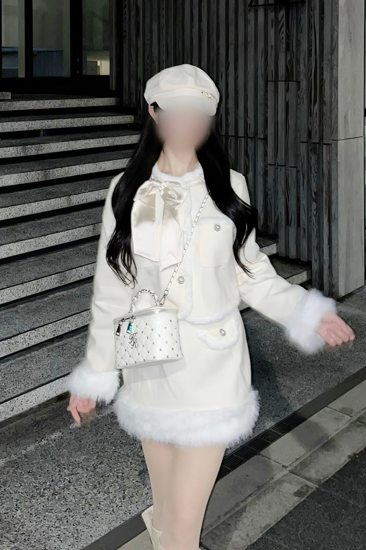 ファートリムリボンセットアップ KR30812