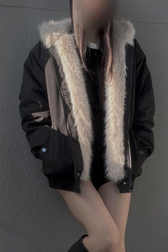 リーバーシブルファージャケット KR30192