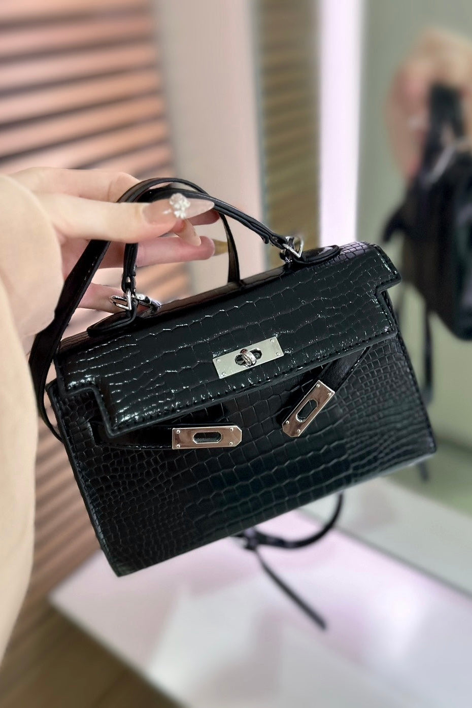 トップハンドルショルダーバッグ KR15221