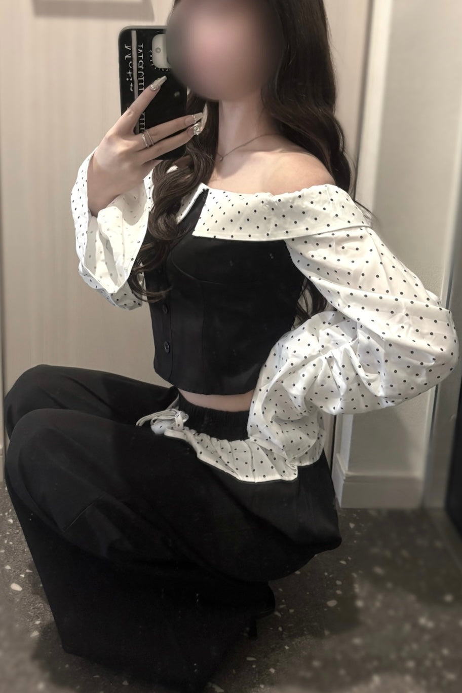 ドットオフショルセットアップ KR30529