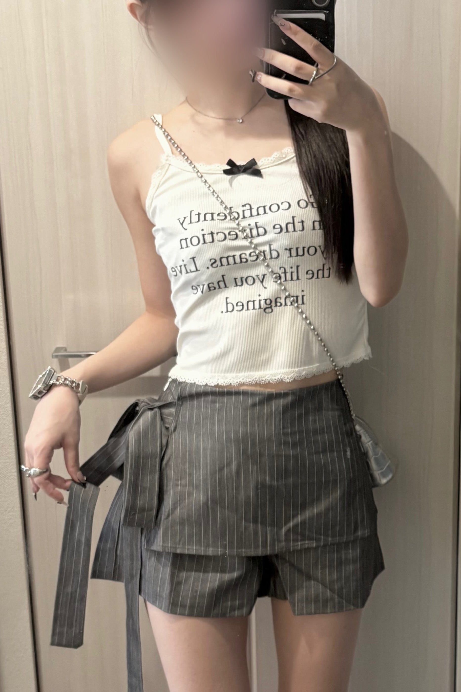 レイヤードミニスカート KR13649