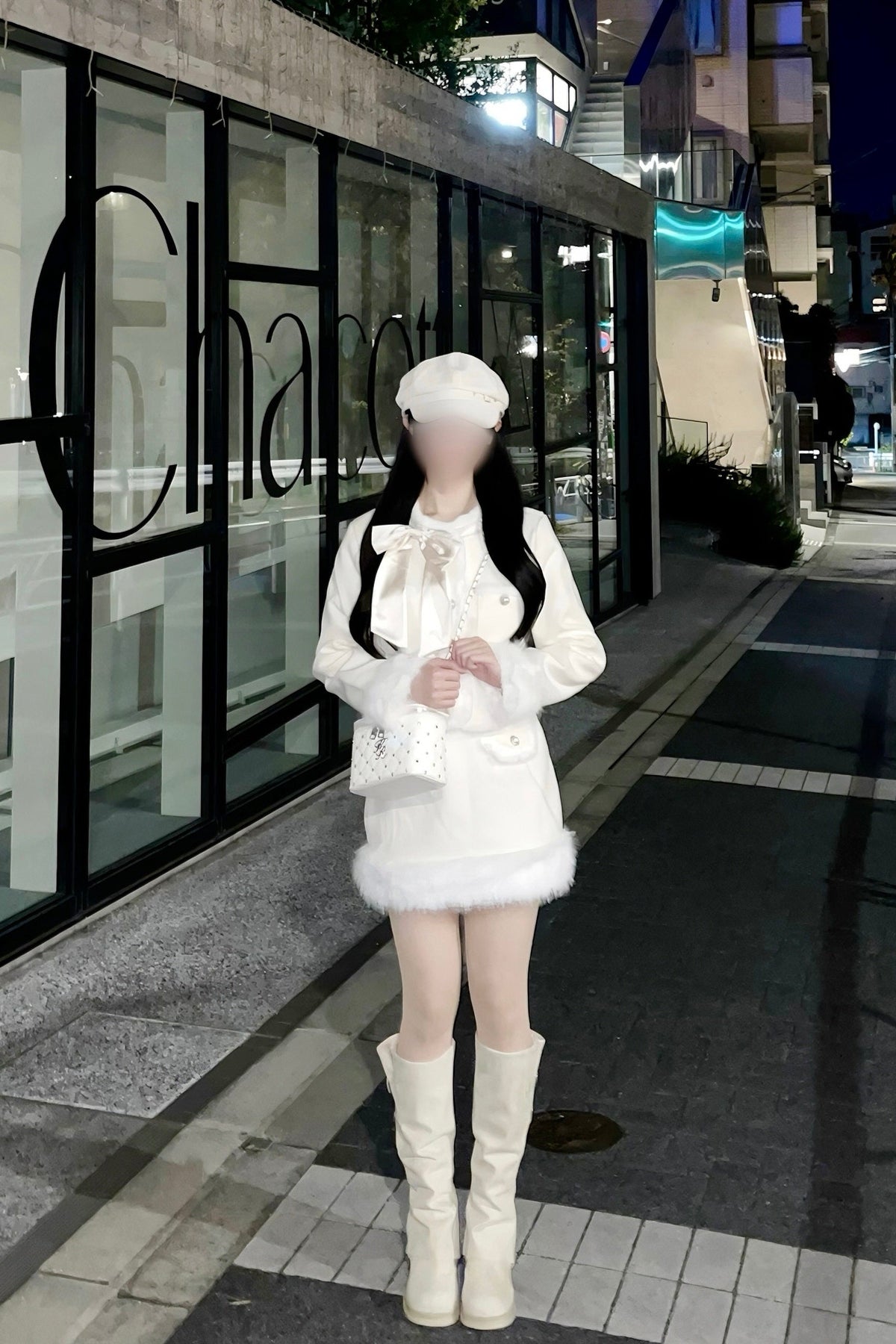 ファートリムリボンセットアップ KR30812