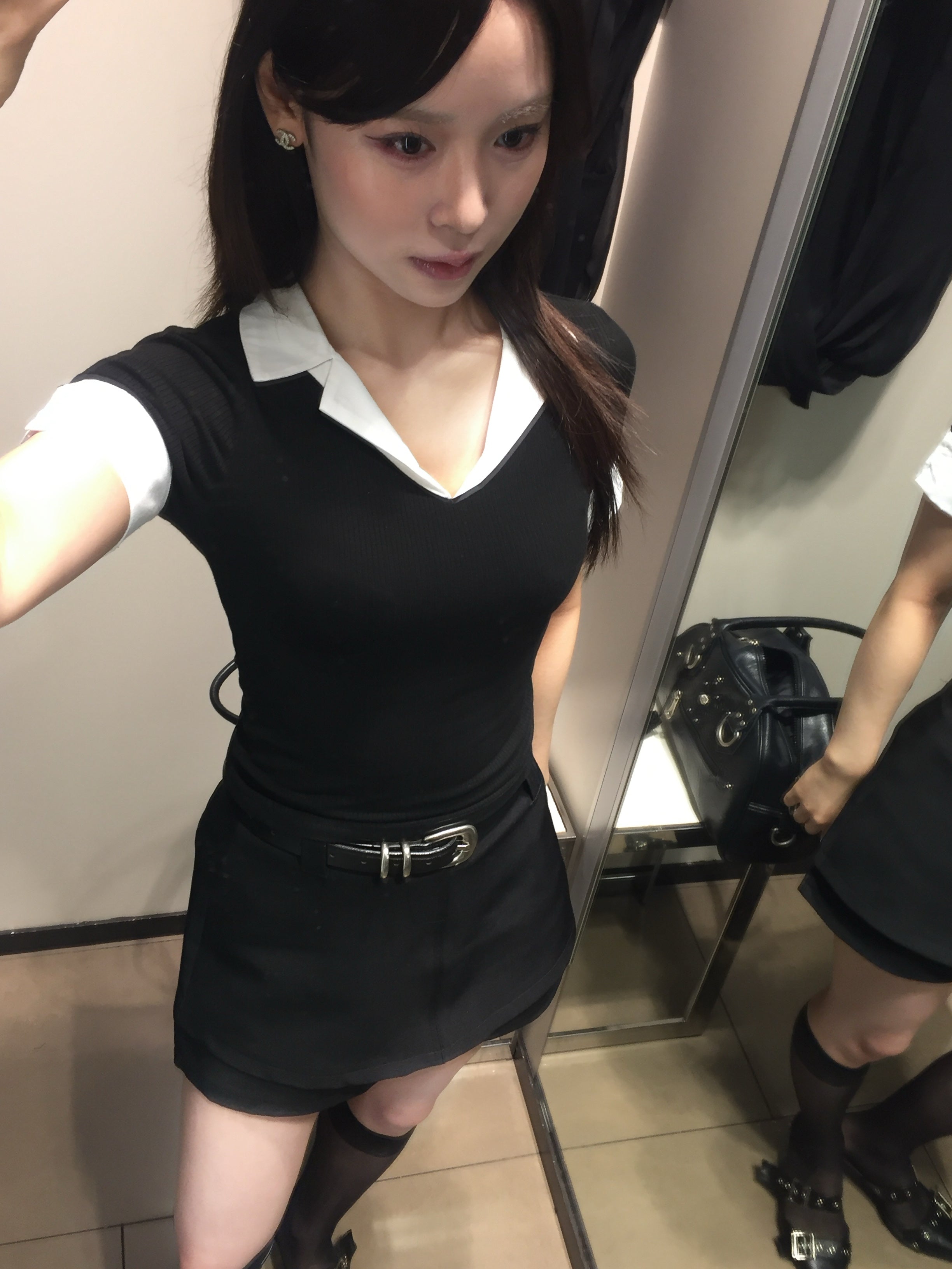 ハイウエストマイクロミニススカート KR15131