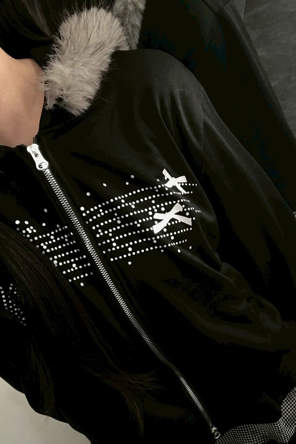 フードファープリントパーカー KR13546