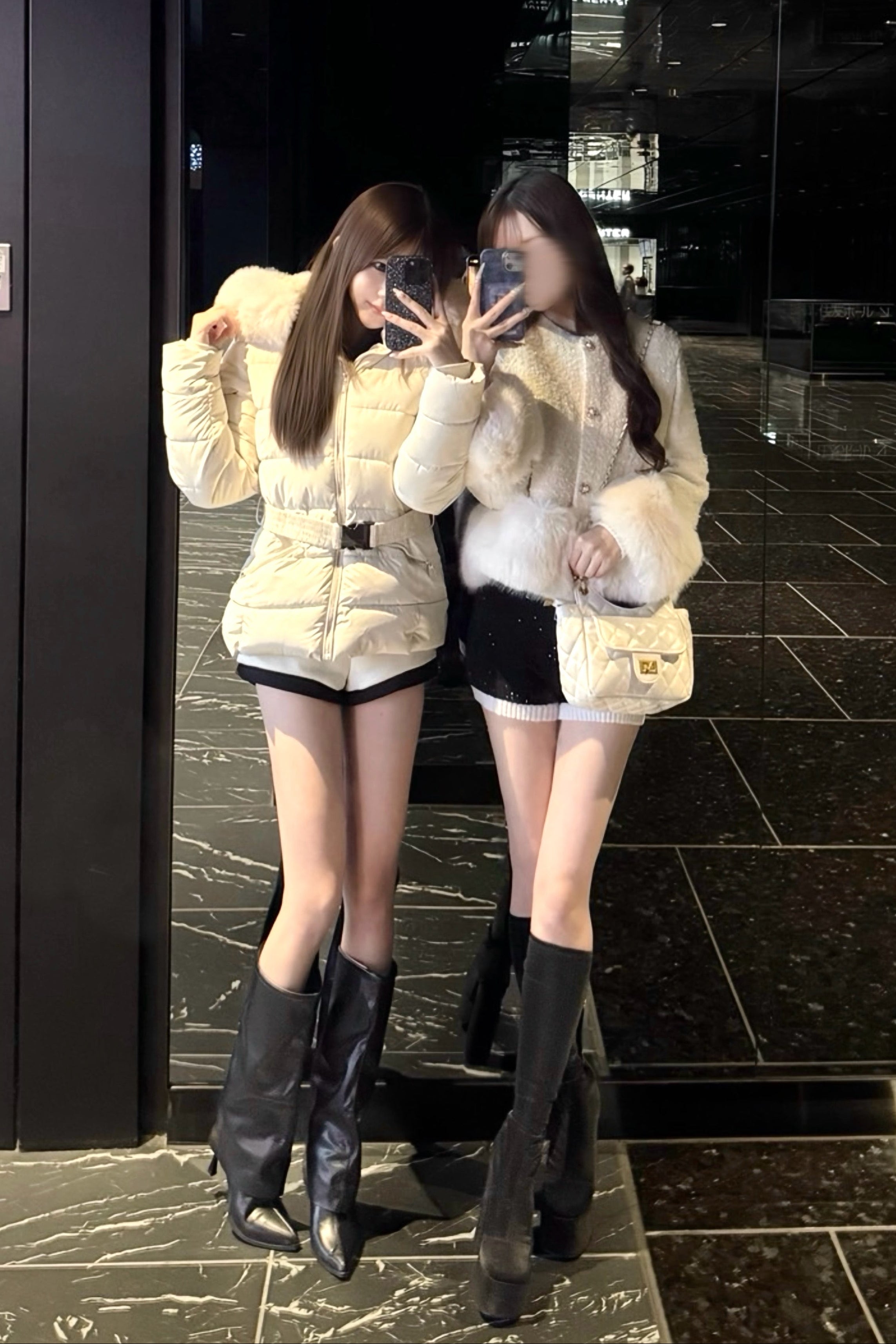 レディーミディベルトダウンコート KR30147