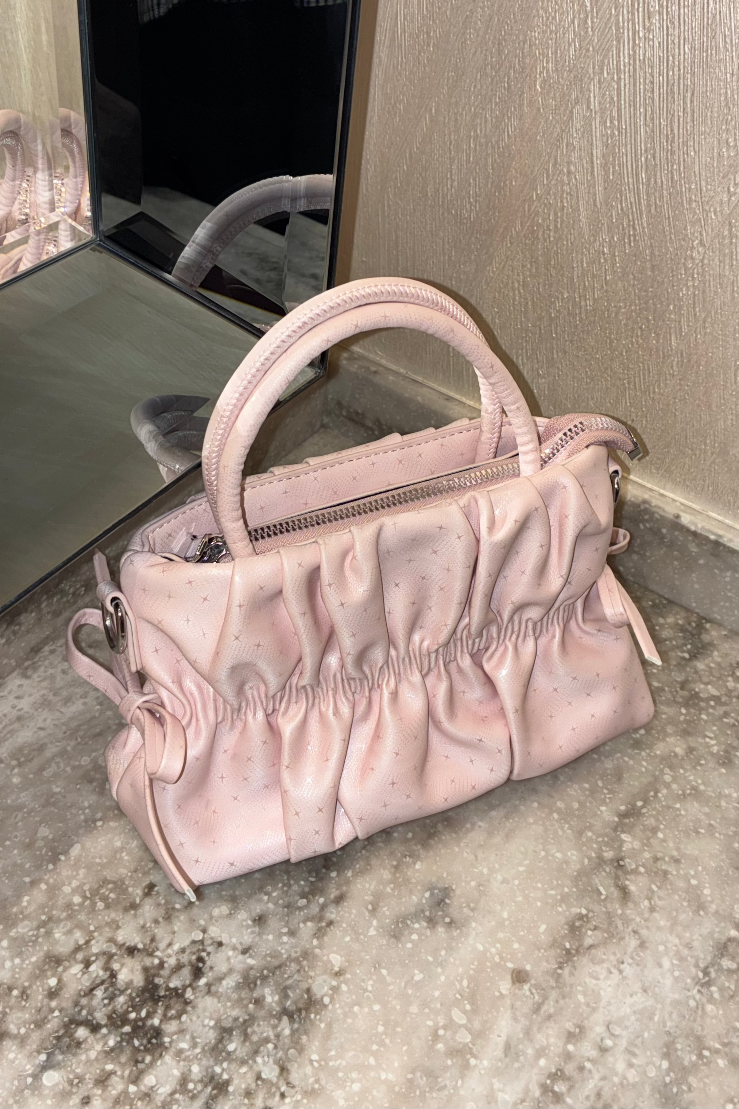 シャーリングトップハンドルシルダーバッグ KR15168