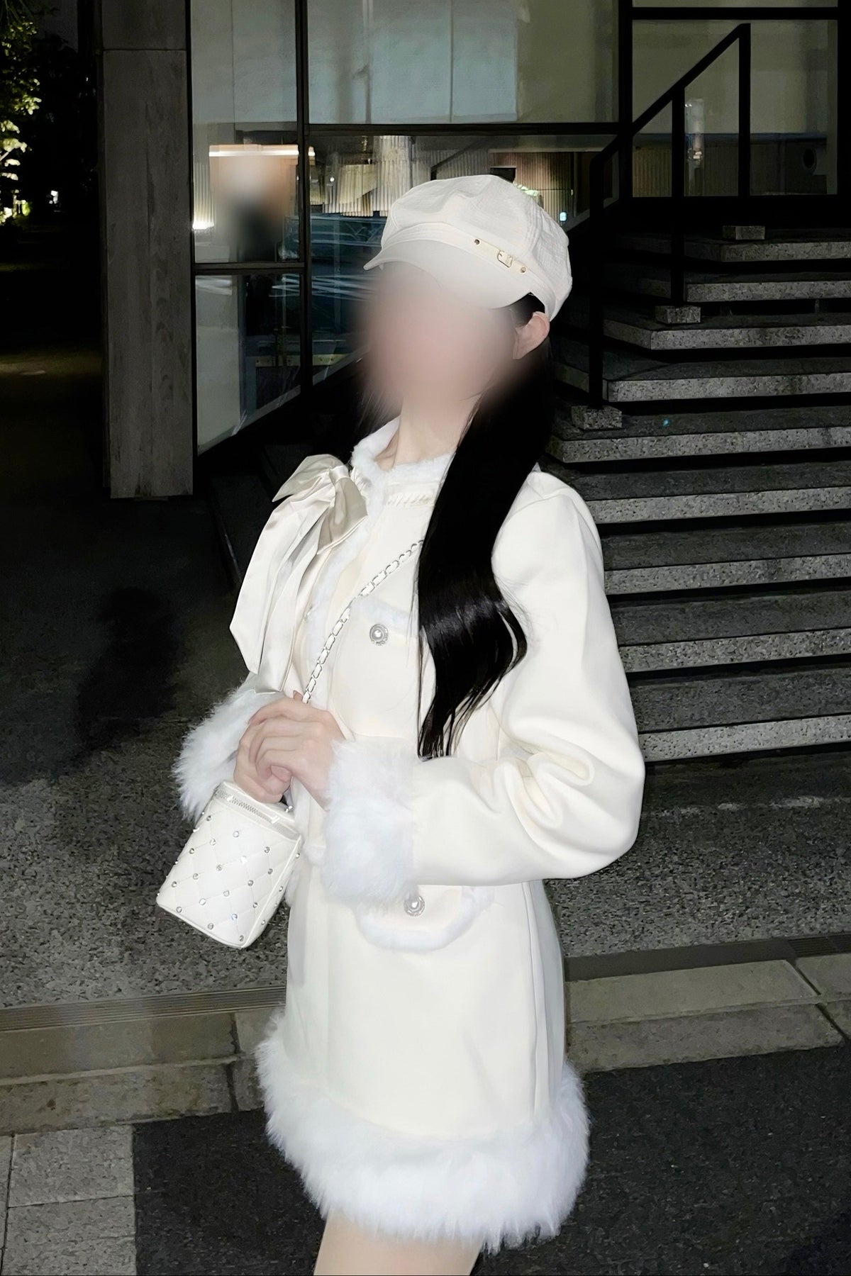 ファートリムリボンセットアップ KR30812