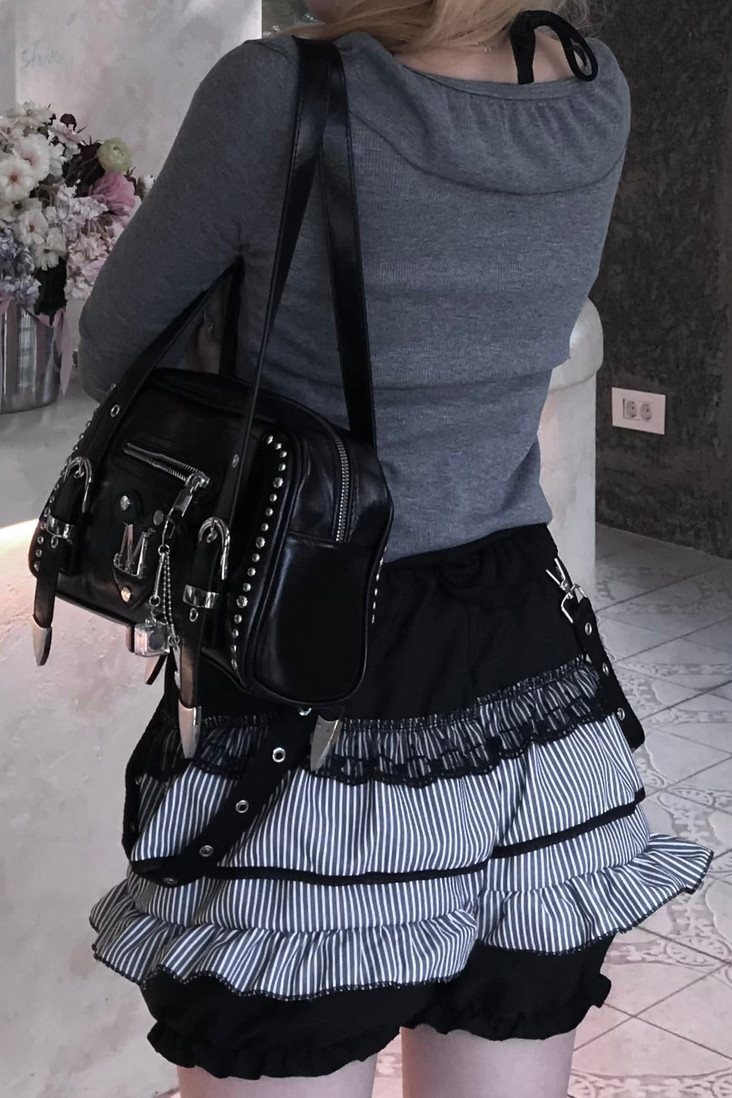 リボンフリルカーデセットアップ KR30493