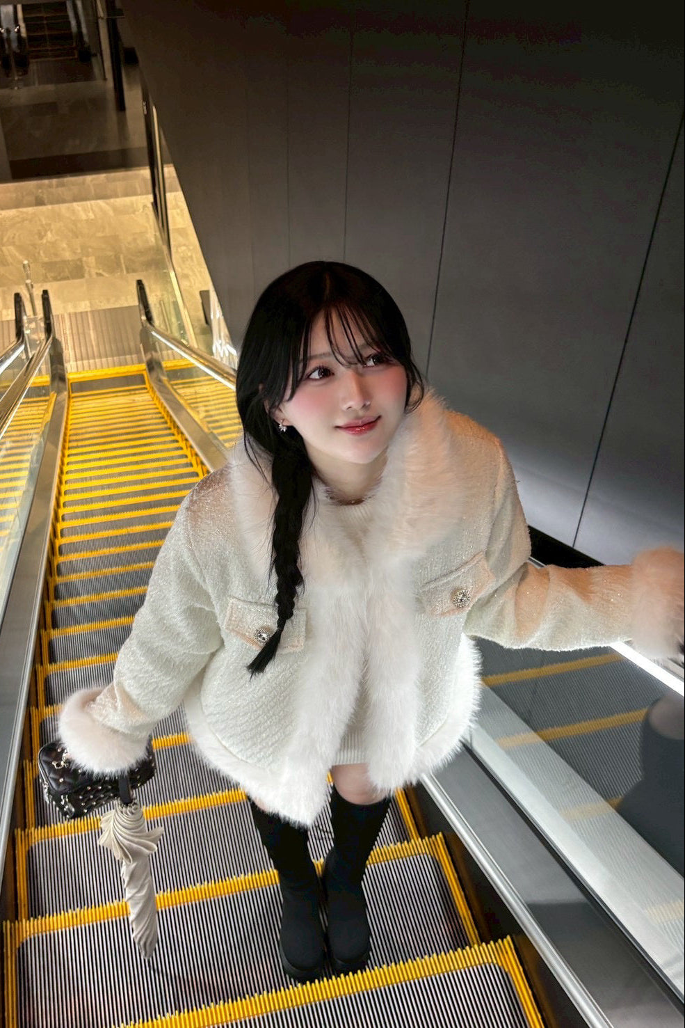 ファーデザインラグジュアリーコート KR30353