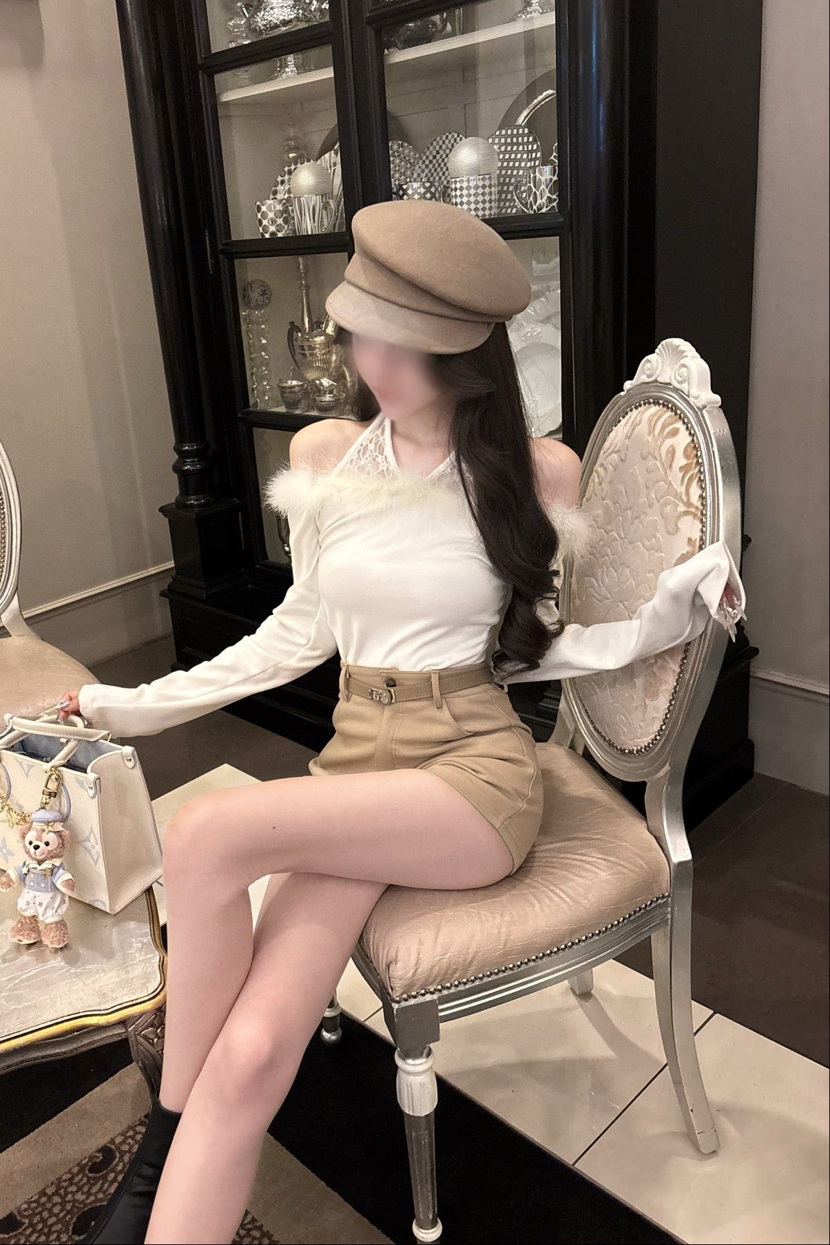 シンプルハイウエストショートパンツ KR13944