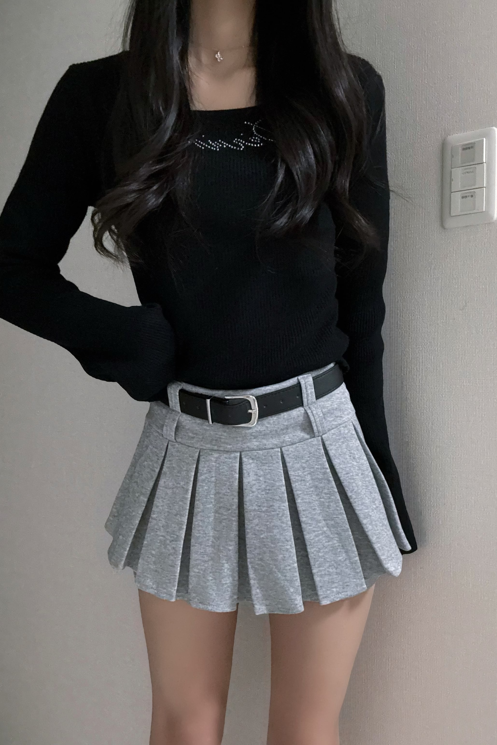 glitter logo tops KR10027