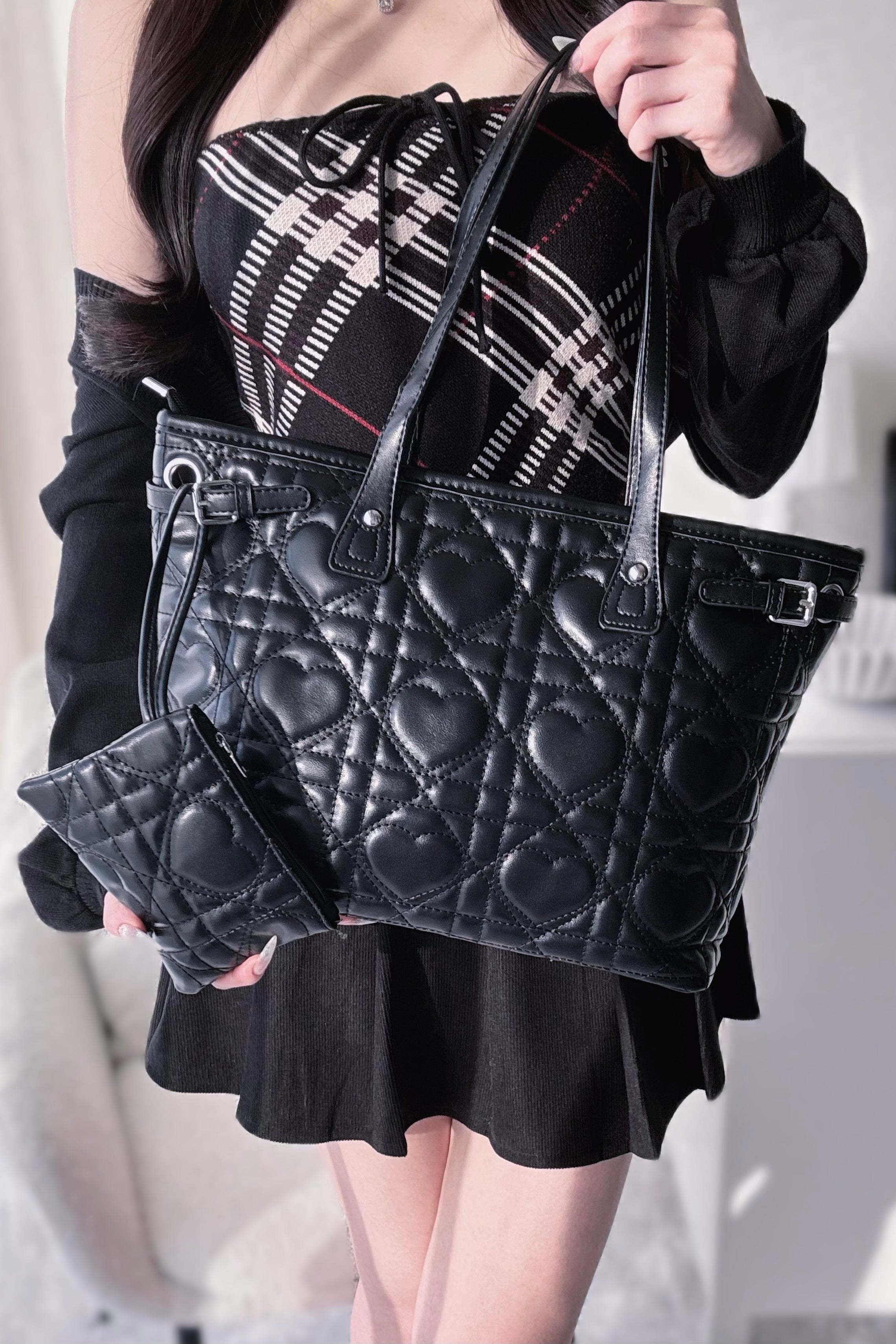 キルティングトートバック KR13606