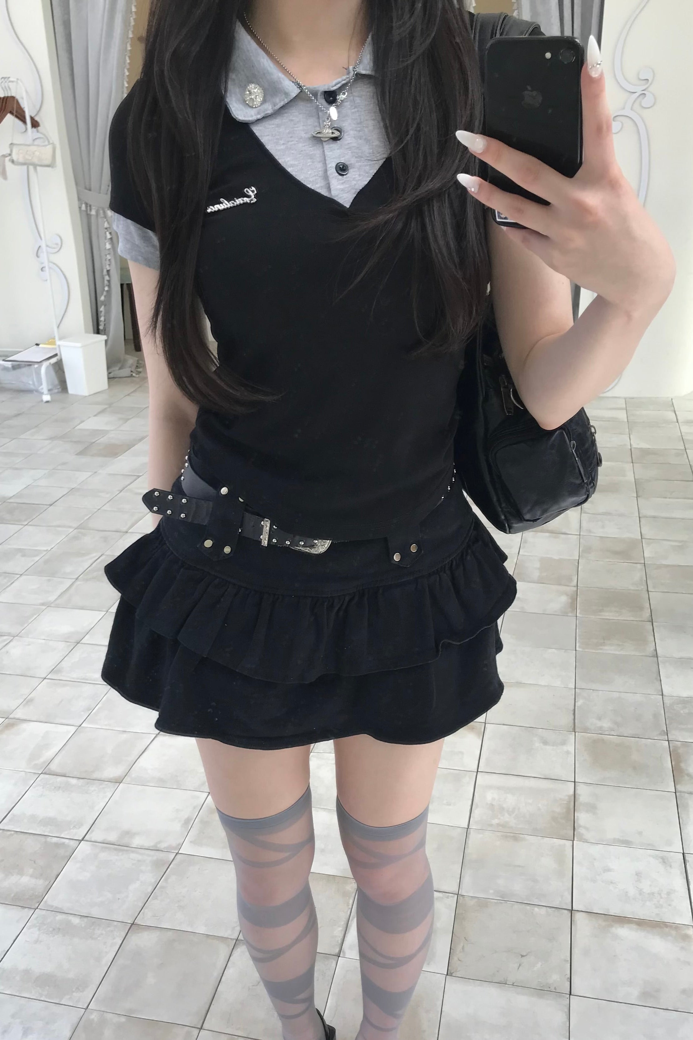レイヤードポロシャツ KR14864