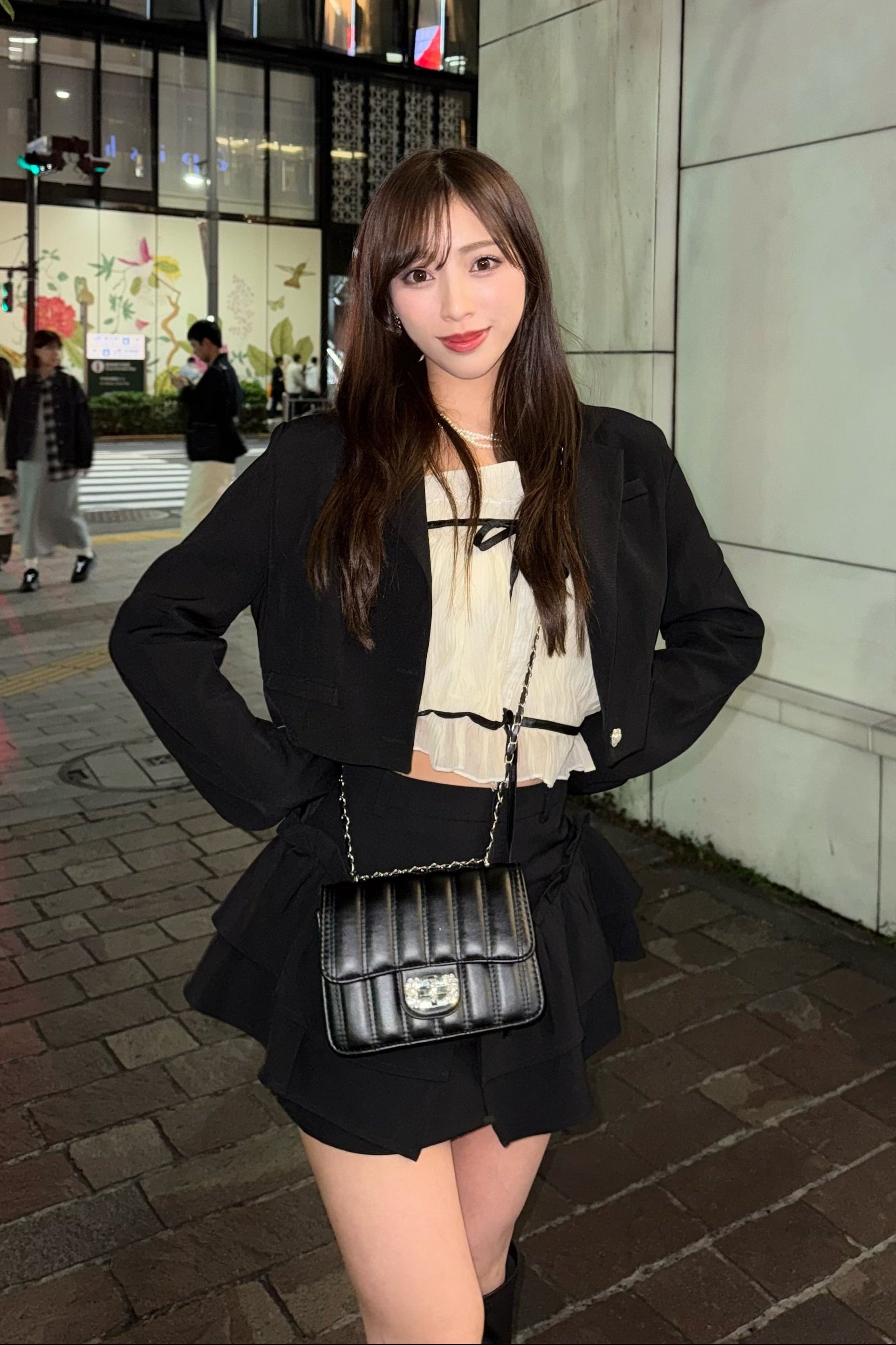 クロップドジャケットセットアップ KR30074