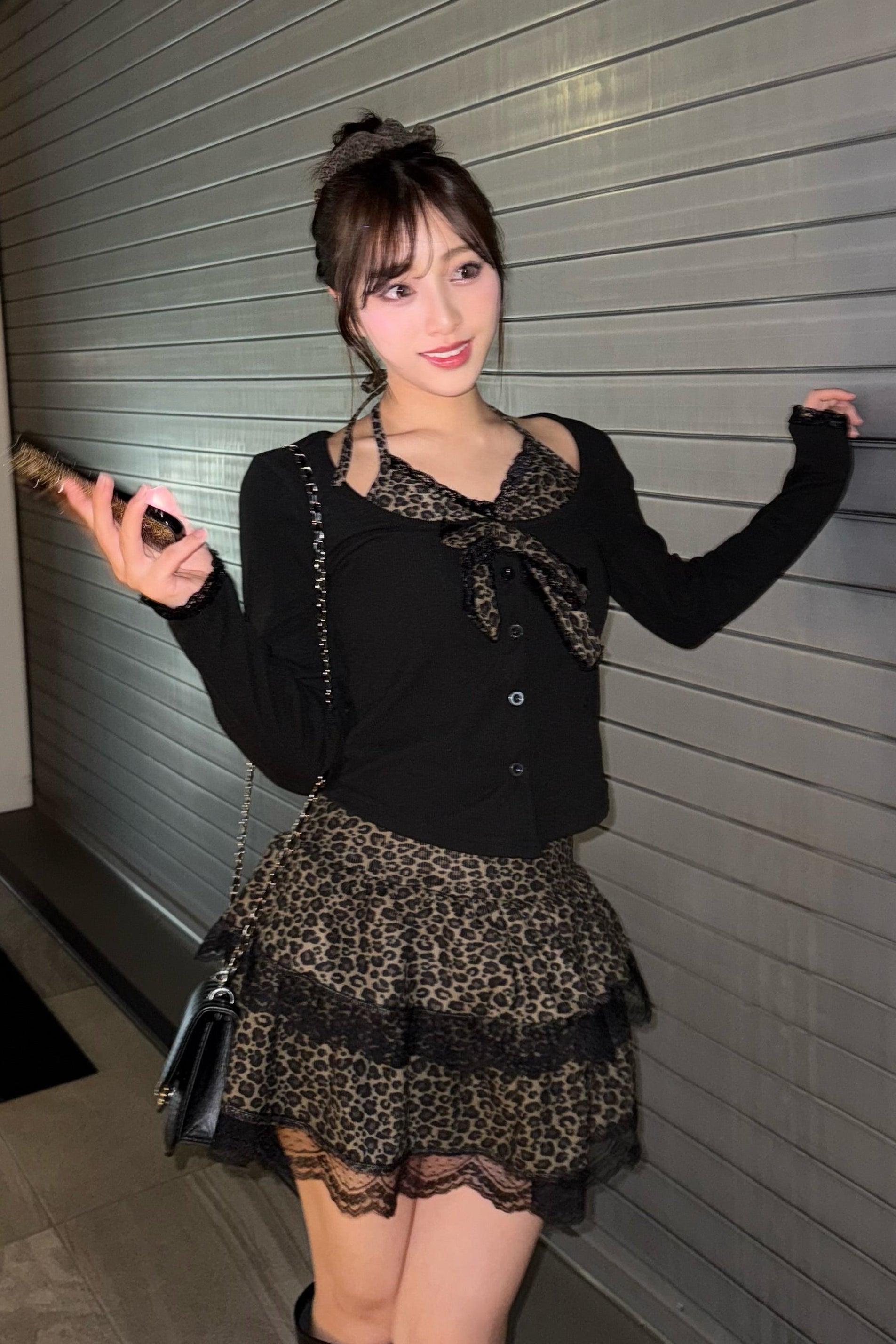 ワンショルダーニットセットアップ KR12919