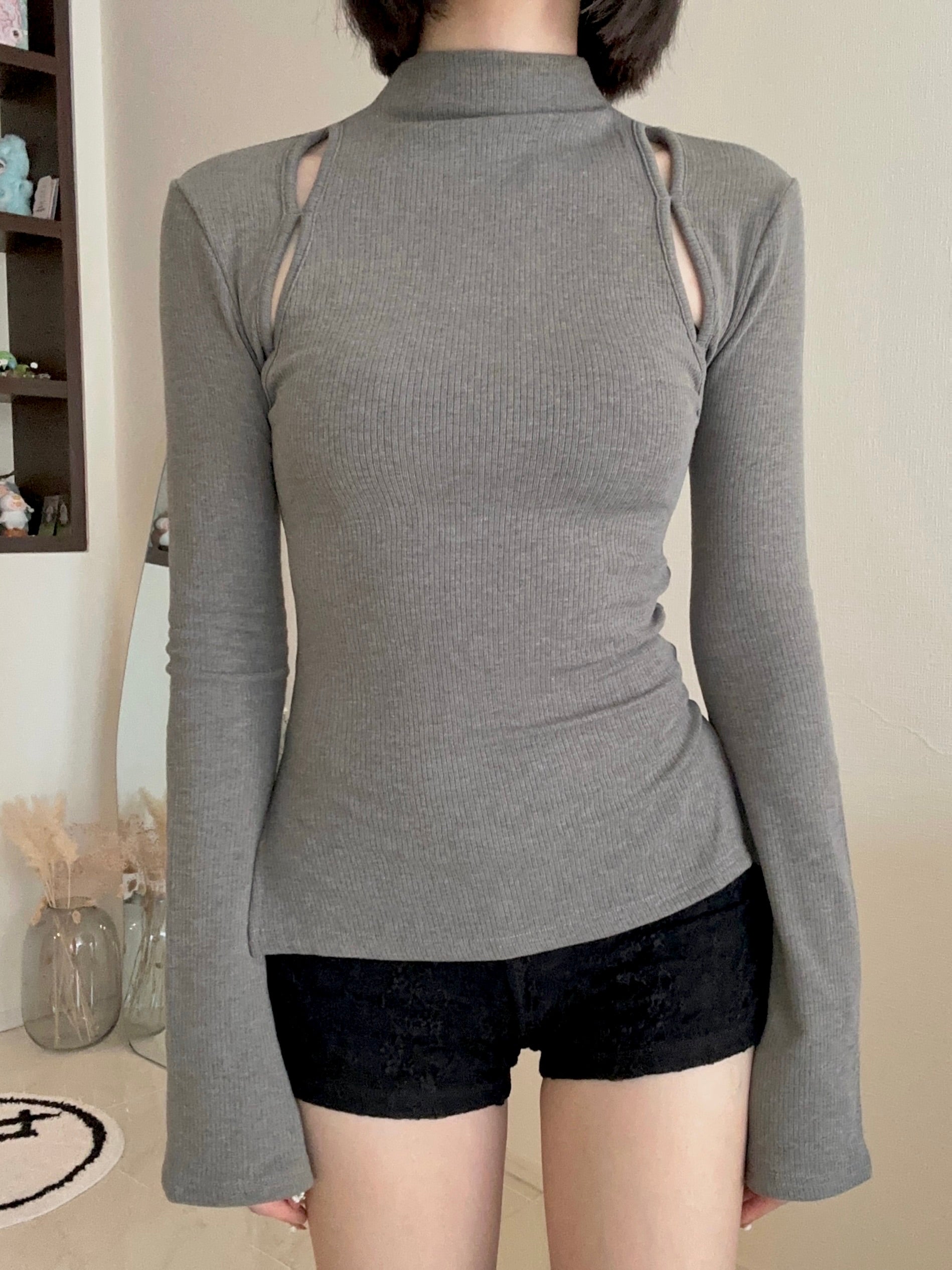 フレアスリーブカットトップス KR13472