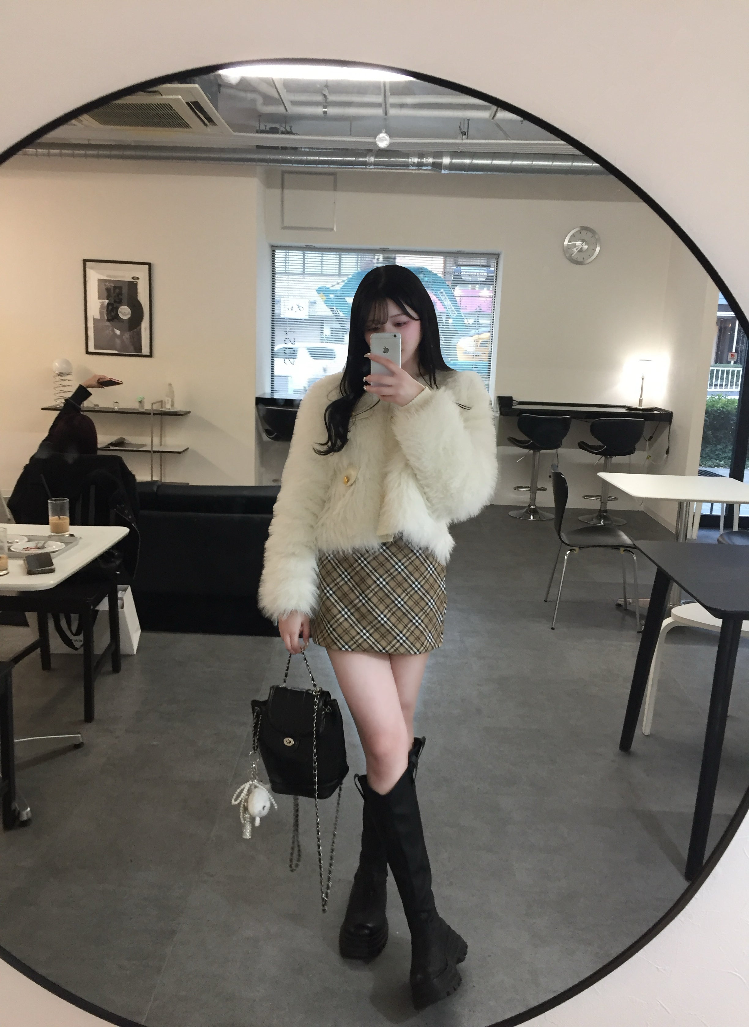 フレンチチェックタイトスカート KR14007