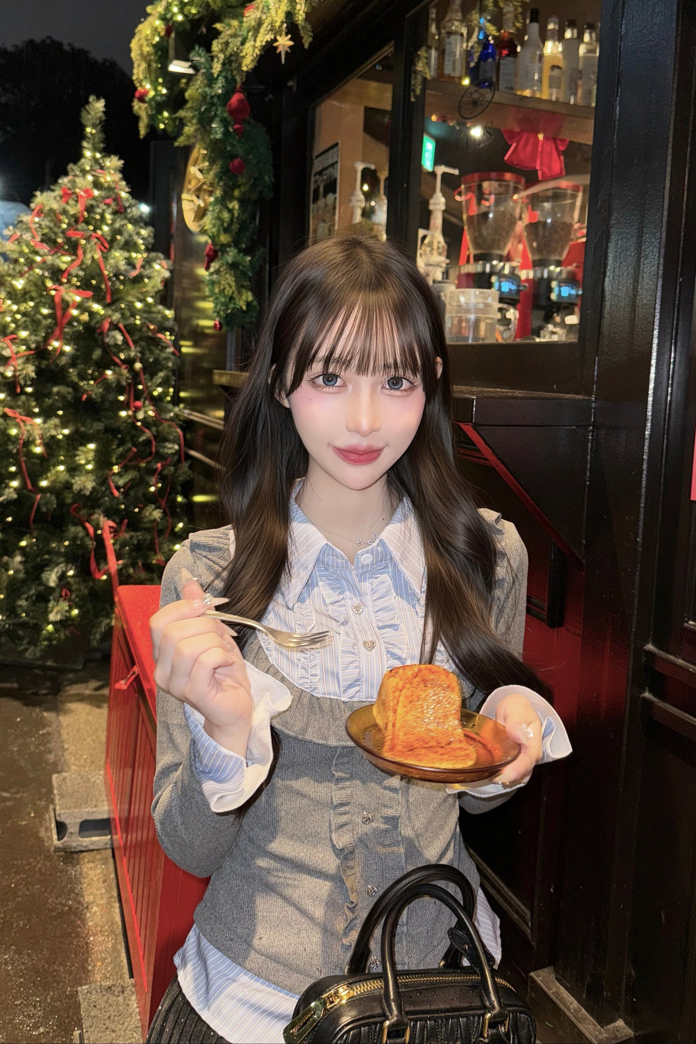 クラシカルシャツドッキングトップス KR13903