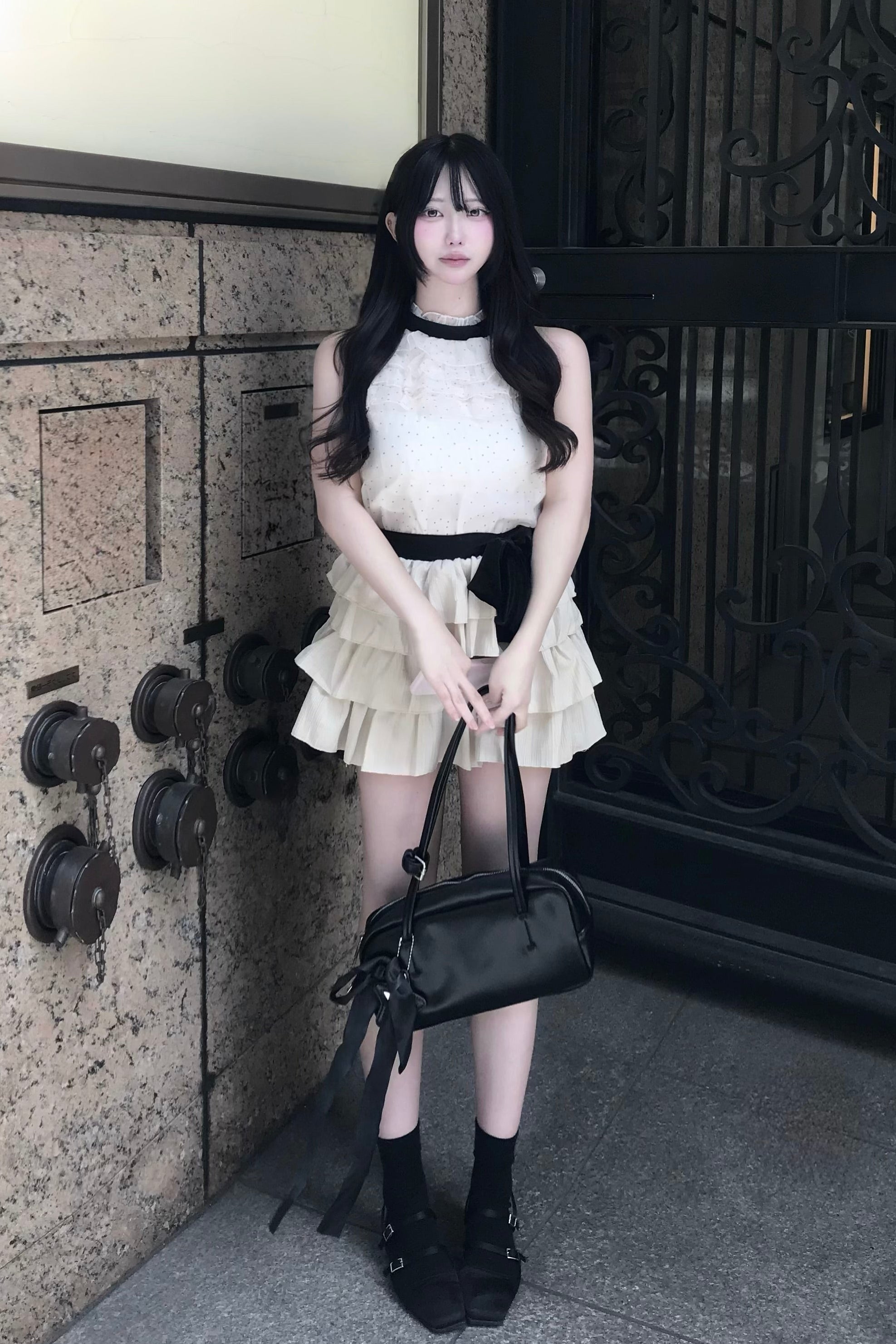 レザーハンドバッグ KR14460