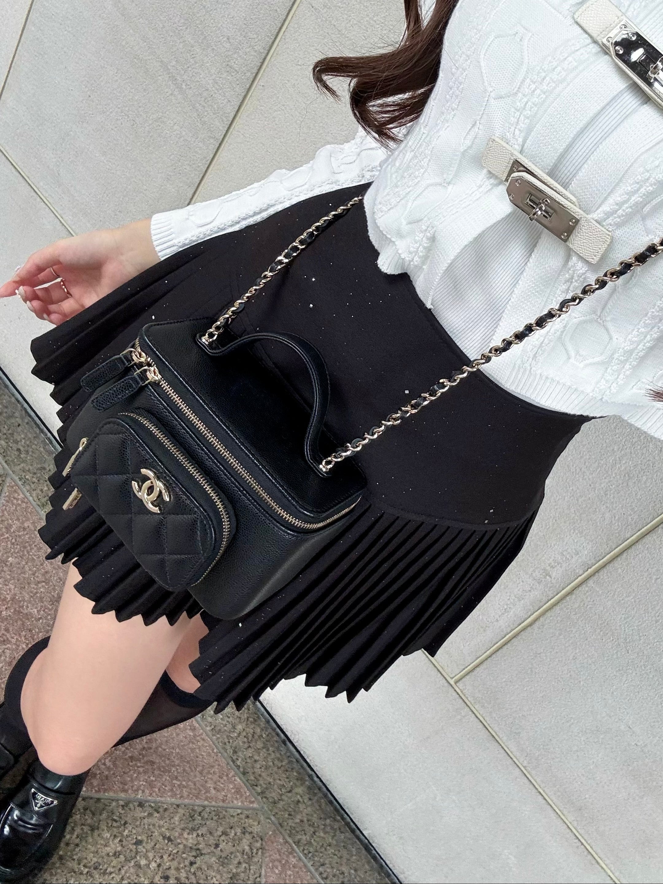 キラキラプリーツスカート KR13749