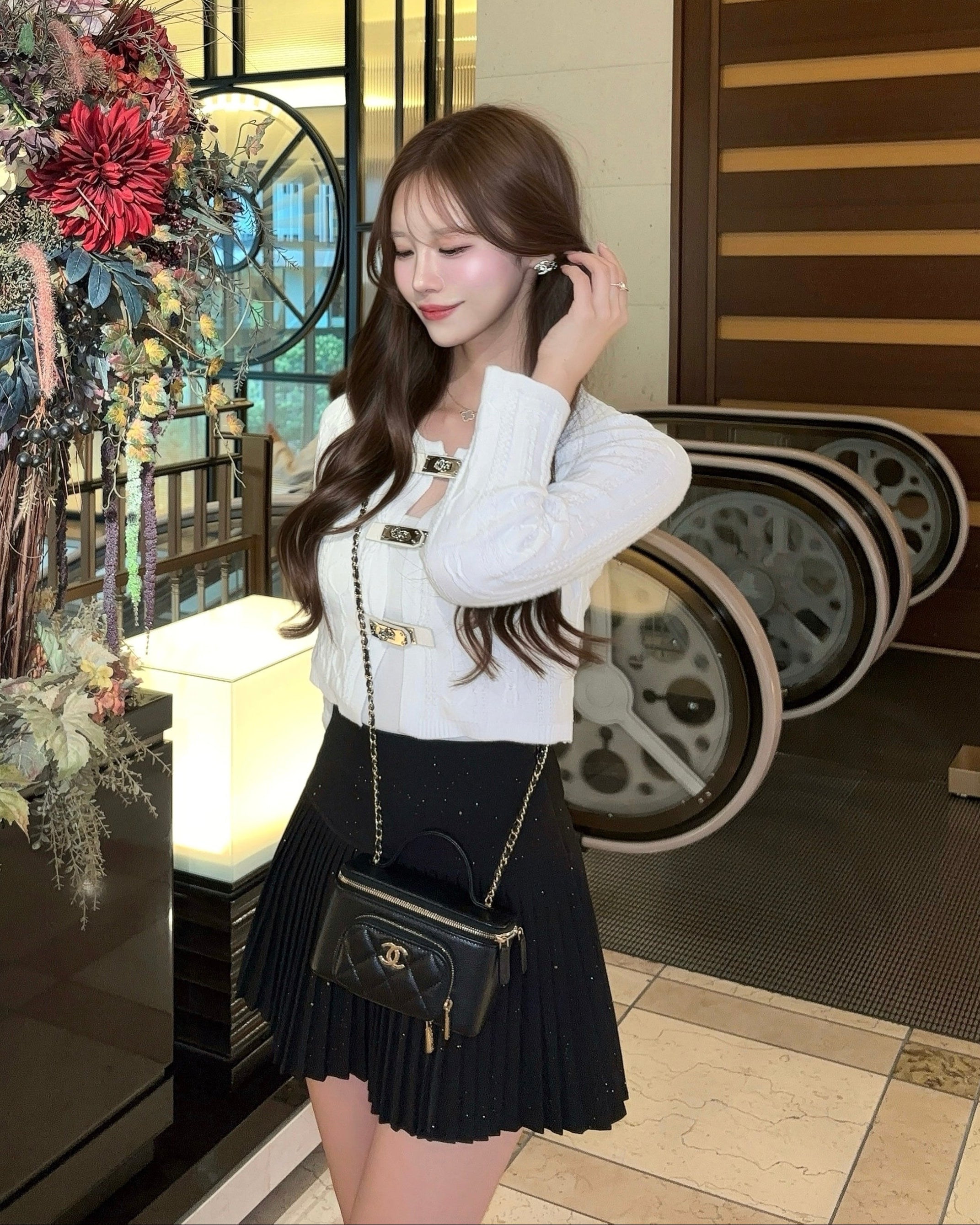 キラキラプリーツスカート KR13749