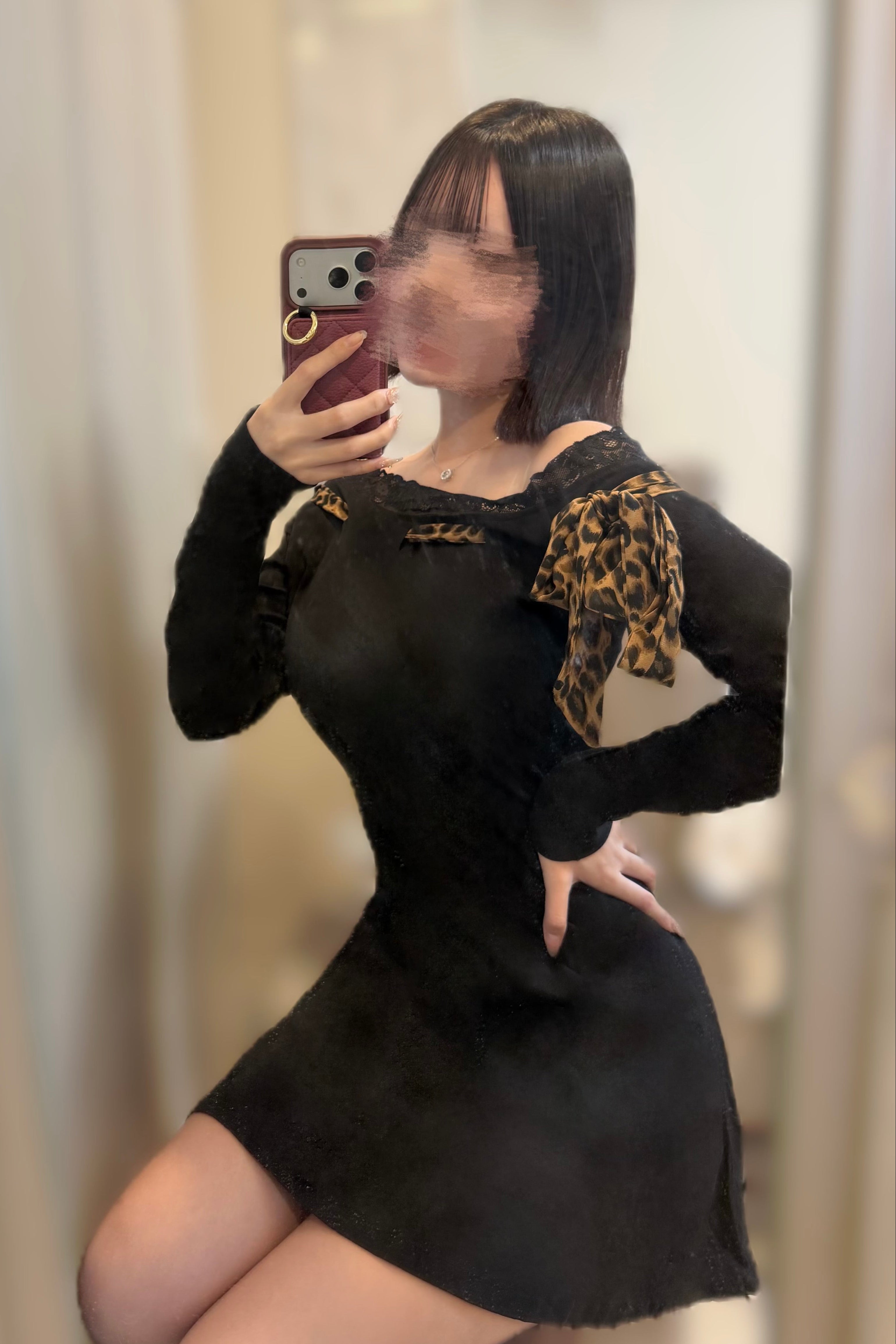 レオパードカットワンピース KR13184