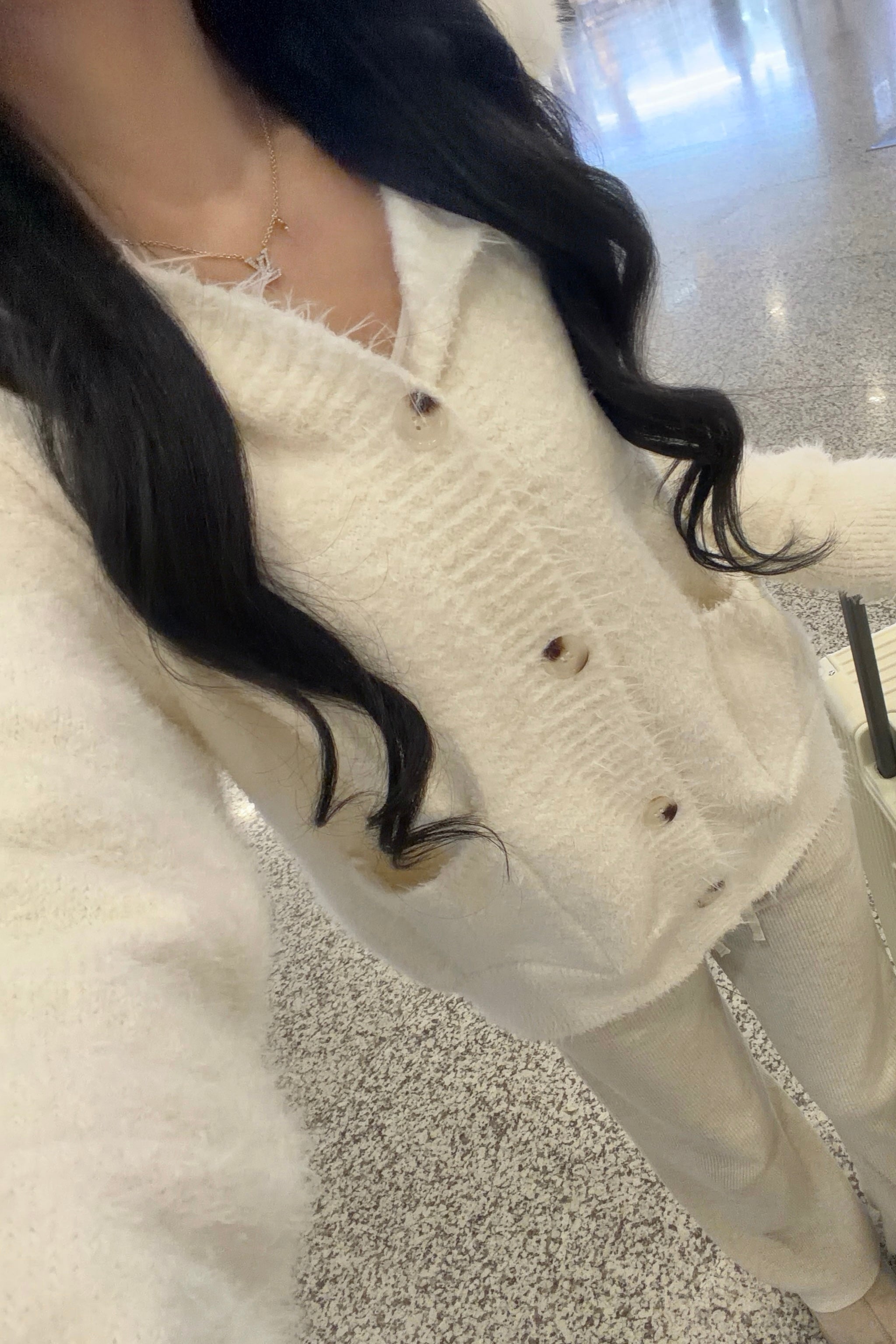 フェザーニットカーディガン KR14025