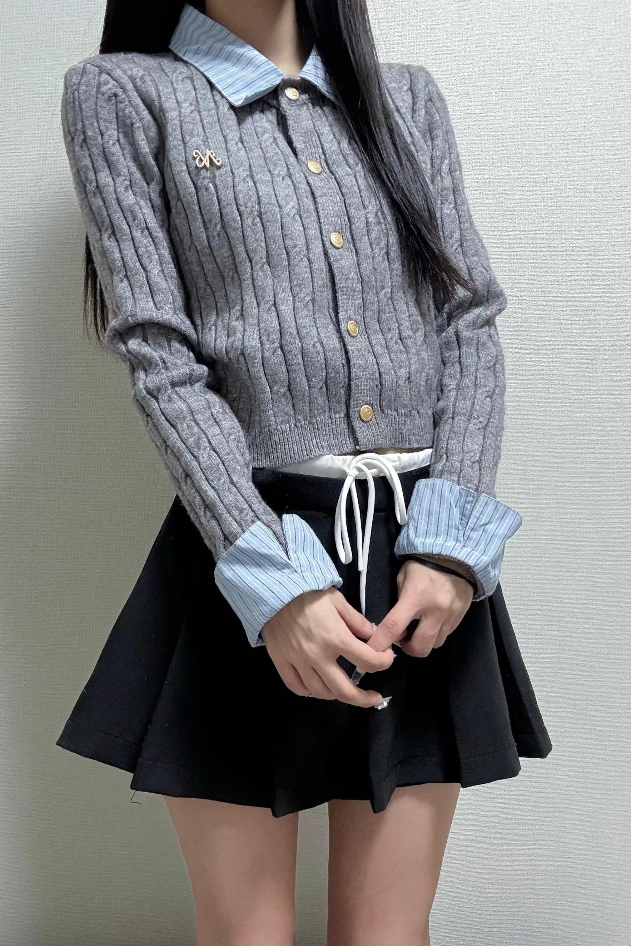 Shirt-in Knit Tops KR10194