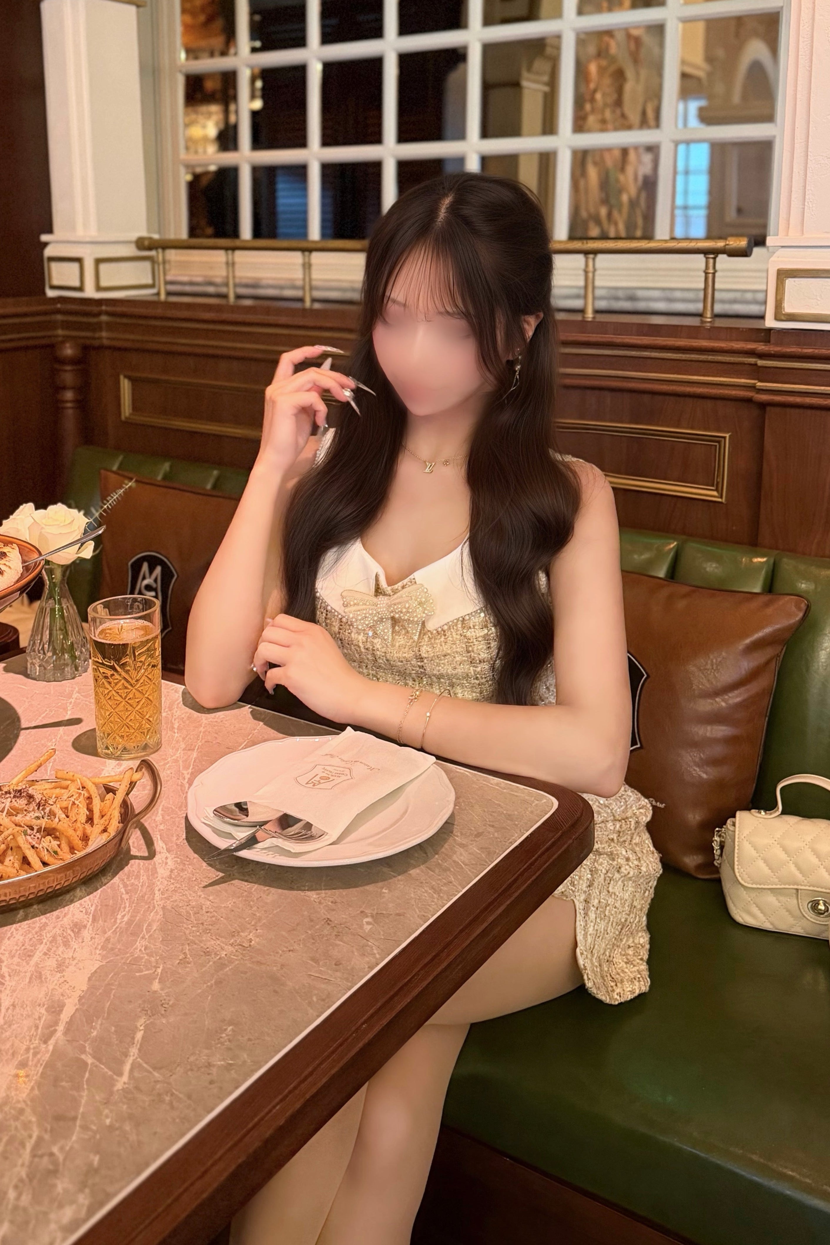 ツイードノースリーブミニワンピース KR14485