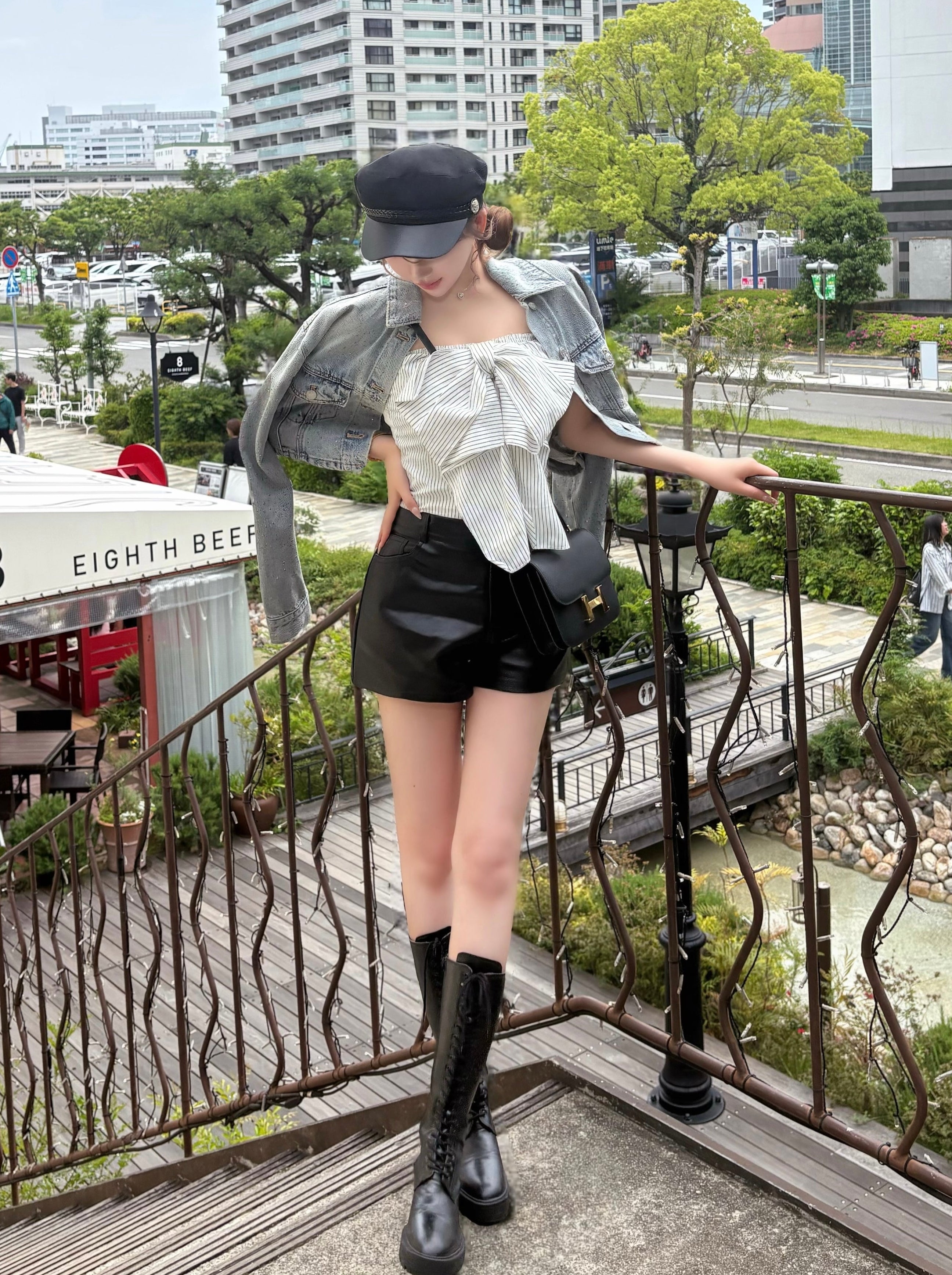 ストライプベアトップ KR14566