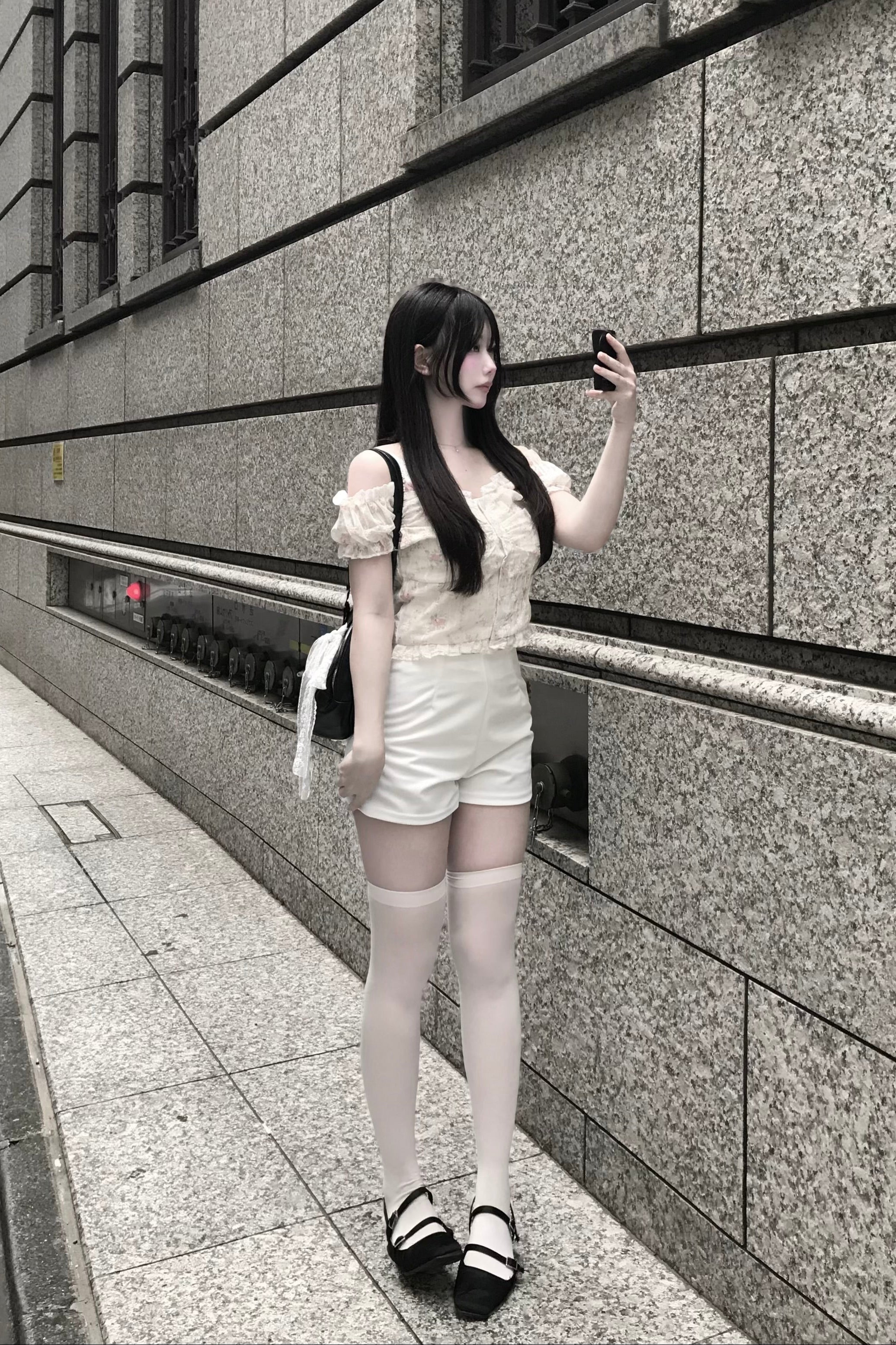 スリムシンプルショートパンツ KR14457