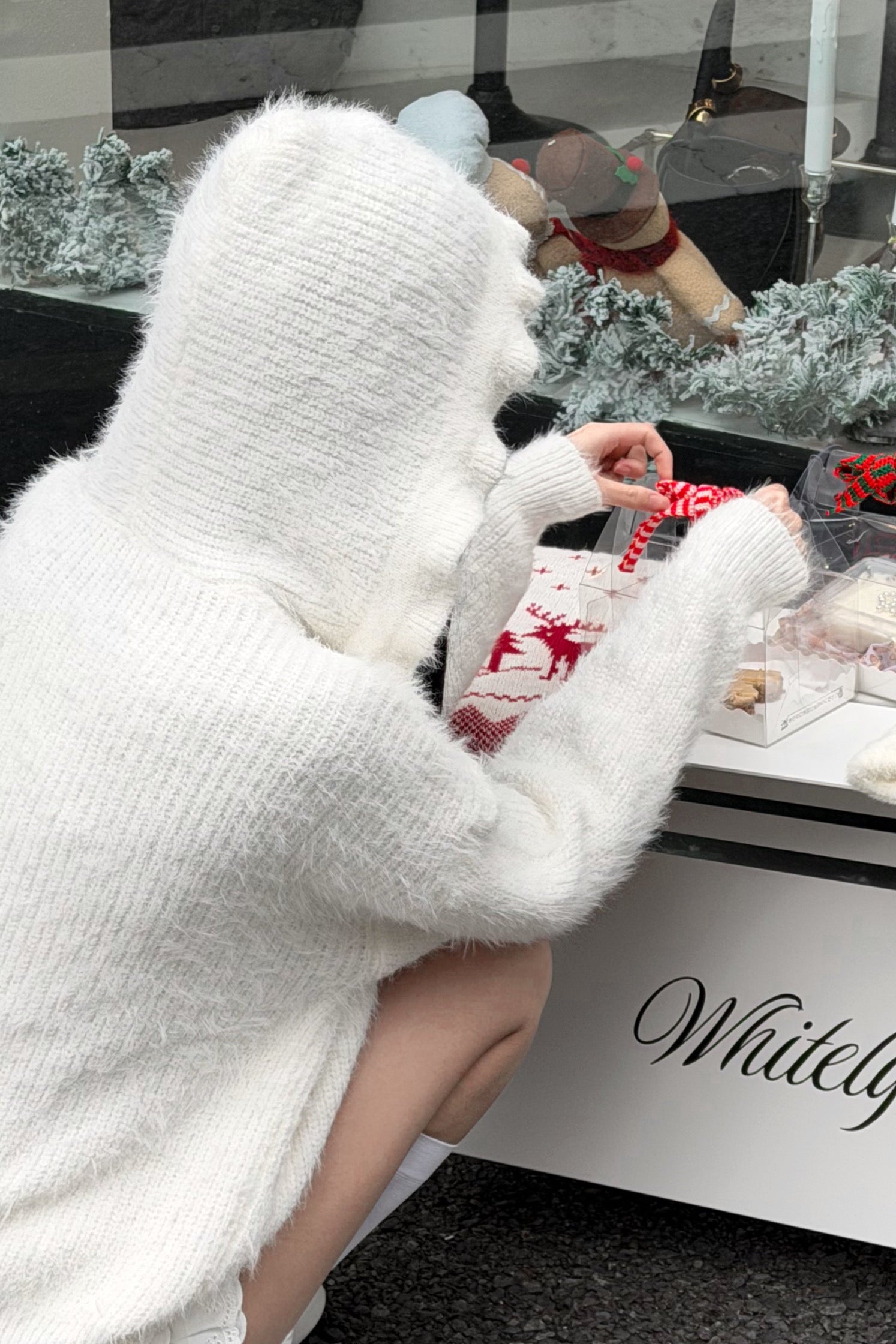 リボンシャギーニット KR13656