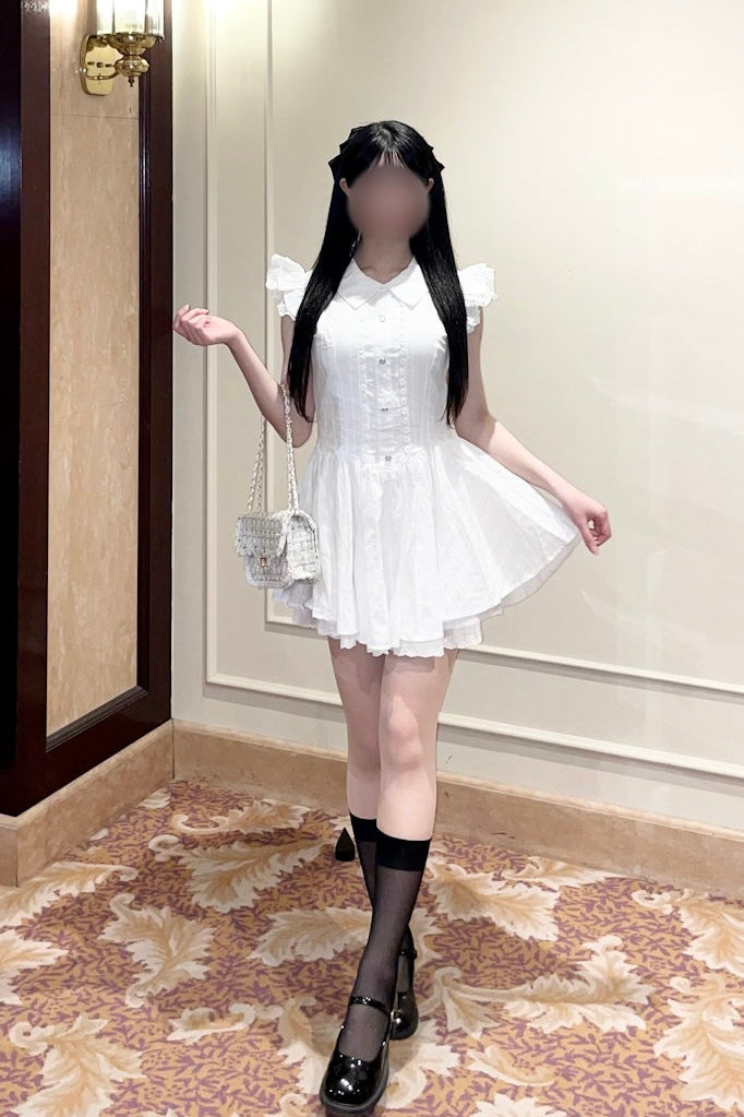 ドロップウエストシャツワンピース KR14792