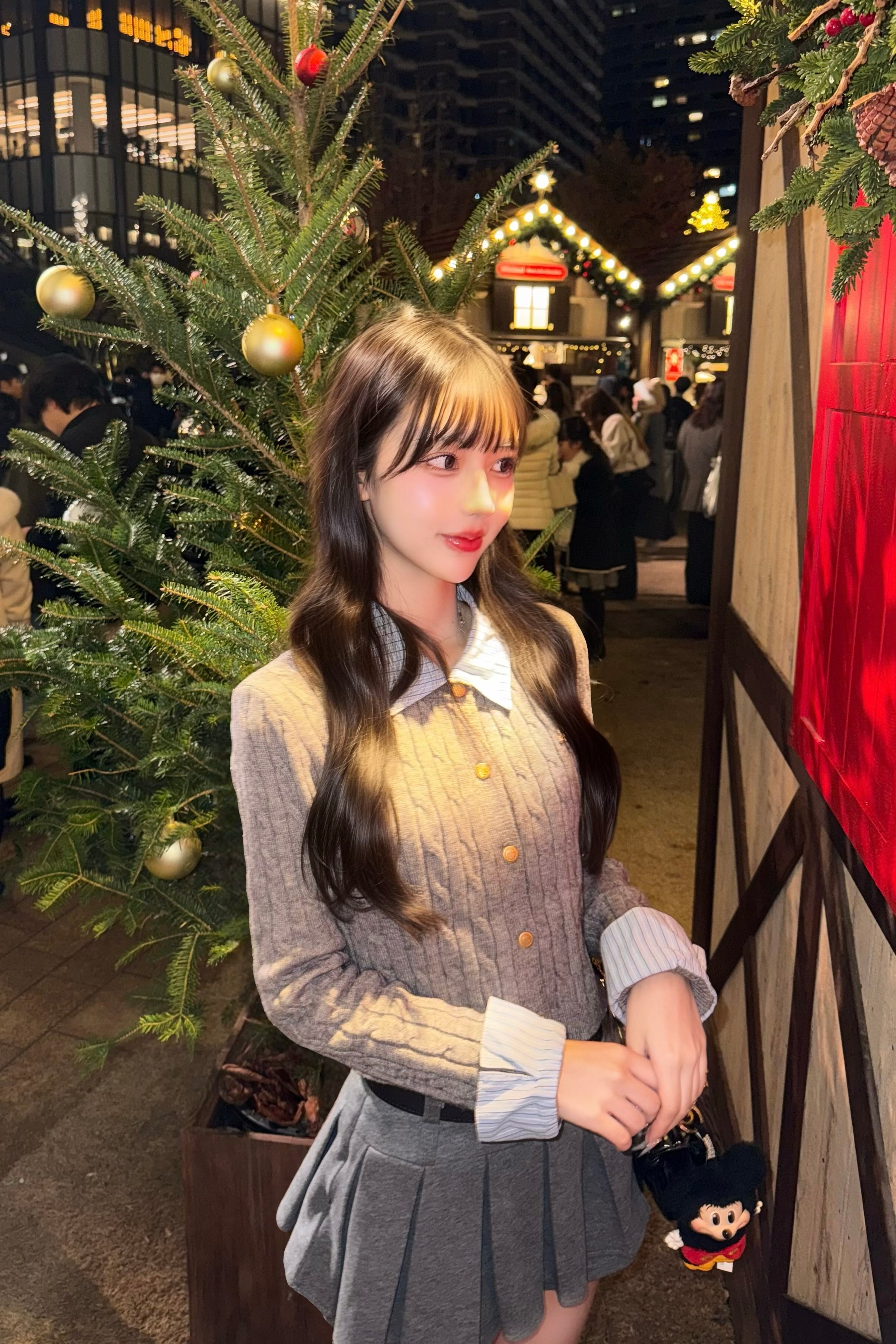 ホワイトファーショートジャケット KR30085