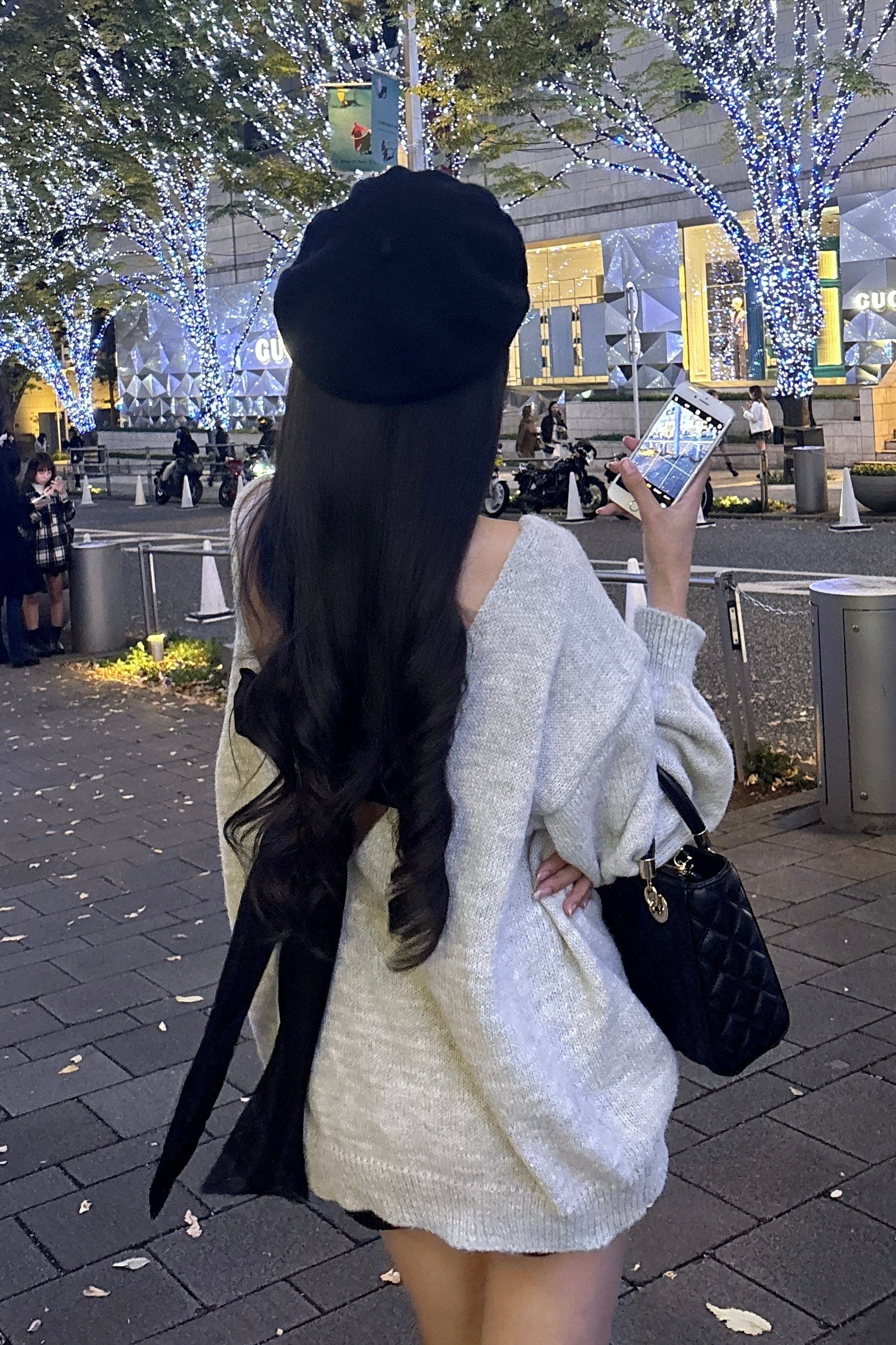 バックリボンニット KR13398