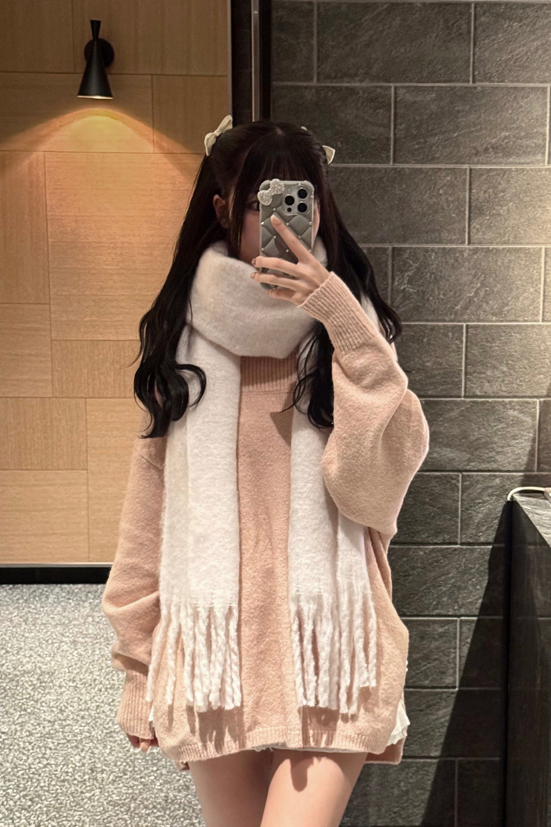 フワフワロングマフラー KR13658