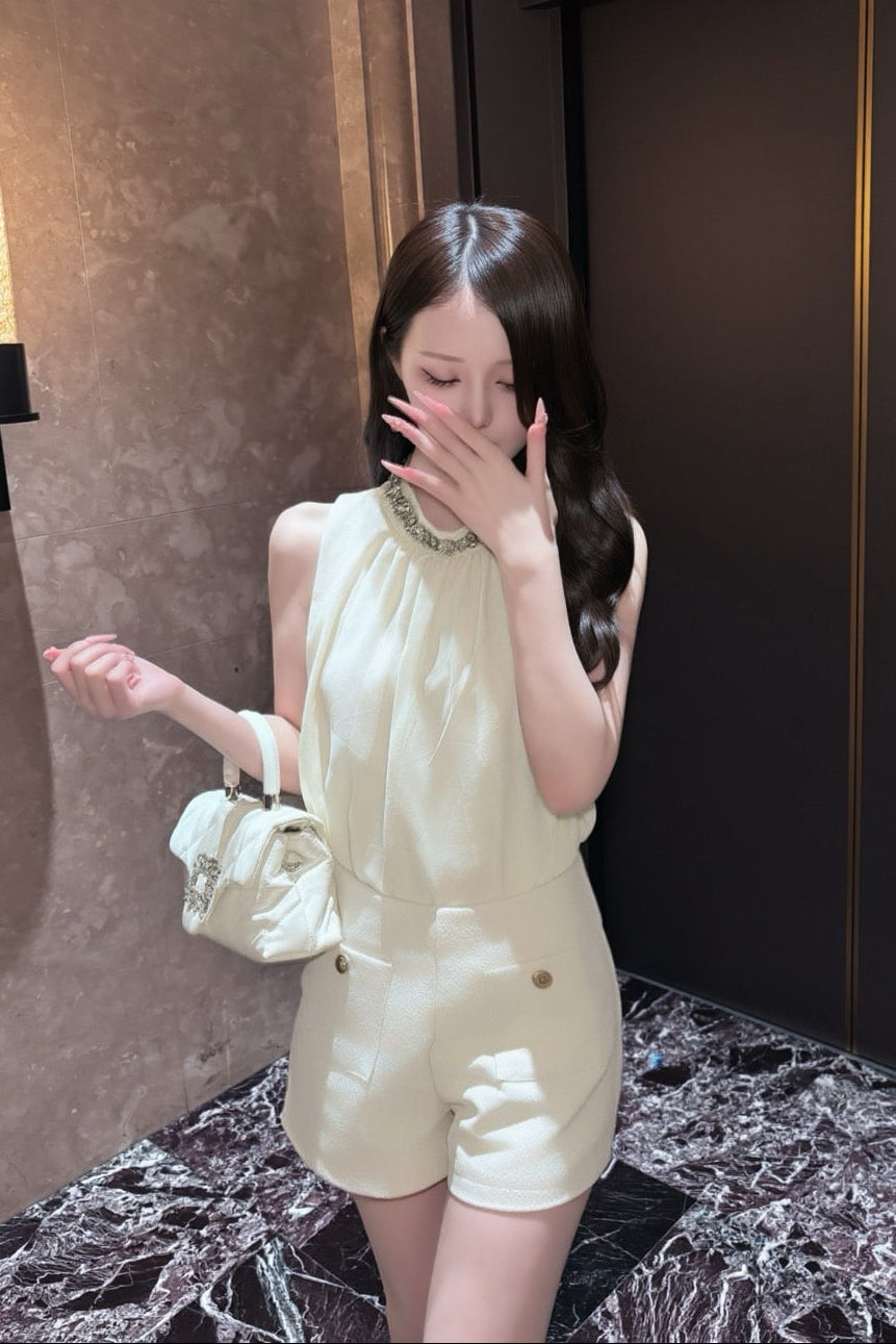 ゴールドボタンショートパンツ KR14925